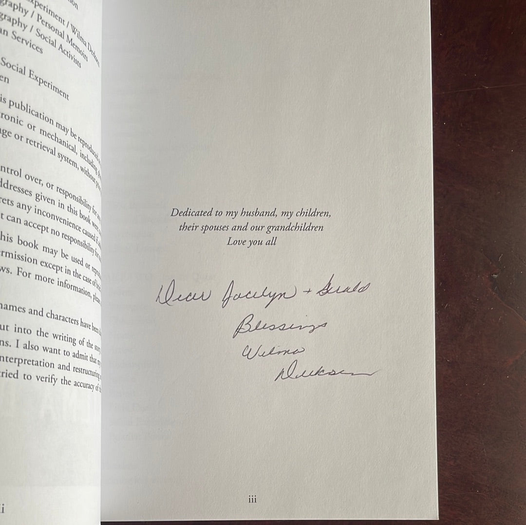 Dispelling the Clouds ...A Desperate Social Experiment (Inscribed) - Derksen, Wilma