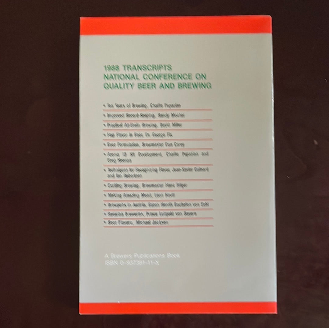 Beer and Brewing: Volume 8 (National Conference on Quality Beer and Brewing) - Thomas, Virginia