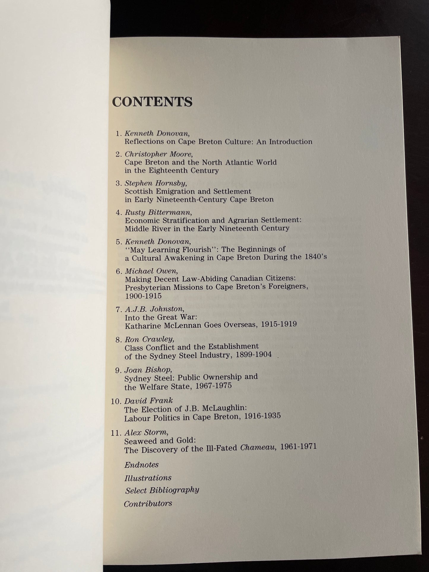 The Island: New Perspectives on Cape Breton History 1713-1990 - Donovan, Ken