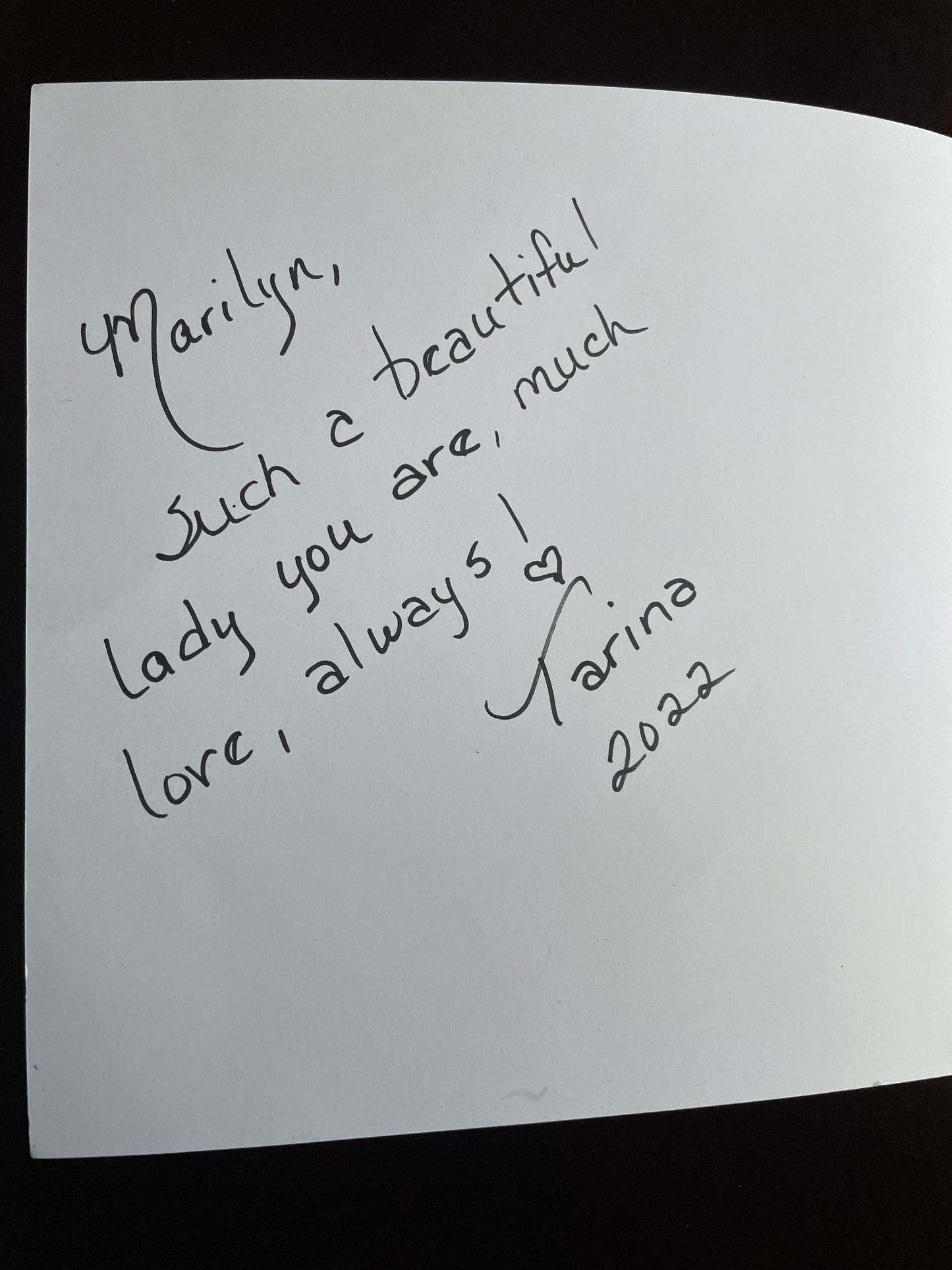 Nature Lives Within Me (Inscribed) - Parisian, Tarina Anne