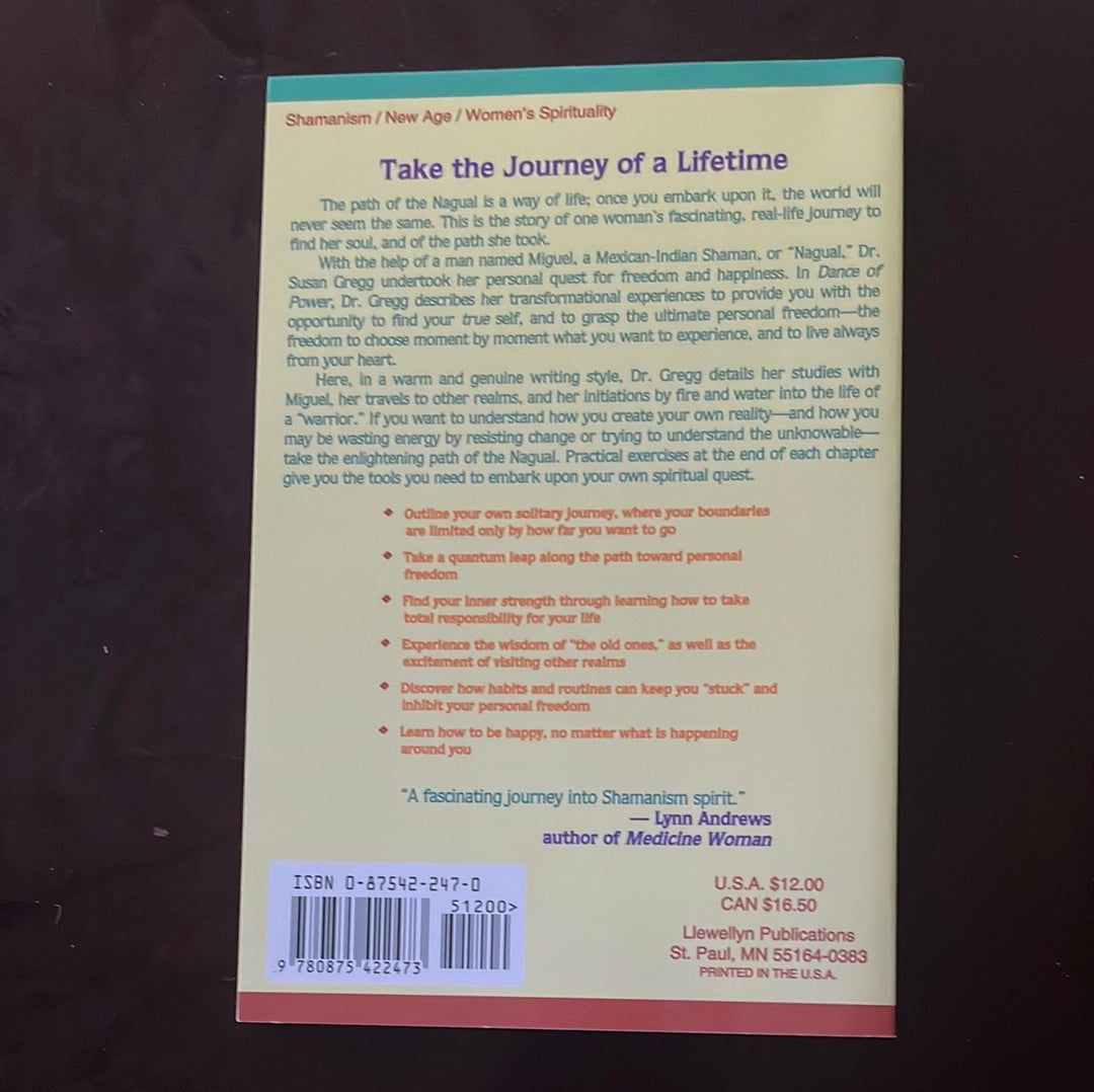 Dance Of Power: A Shamanic Journey - Gregg, Susan