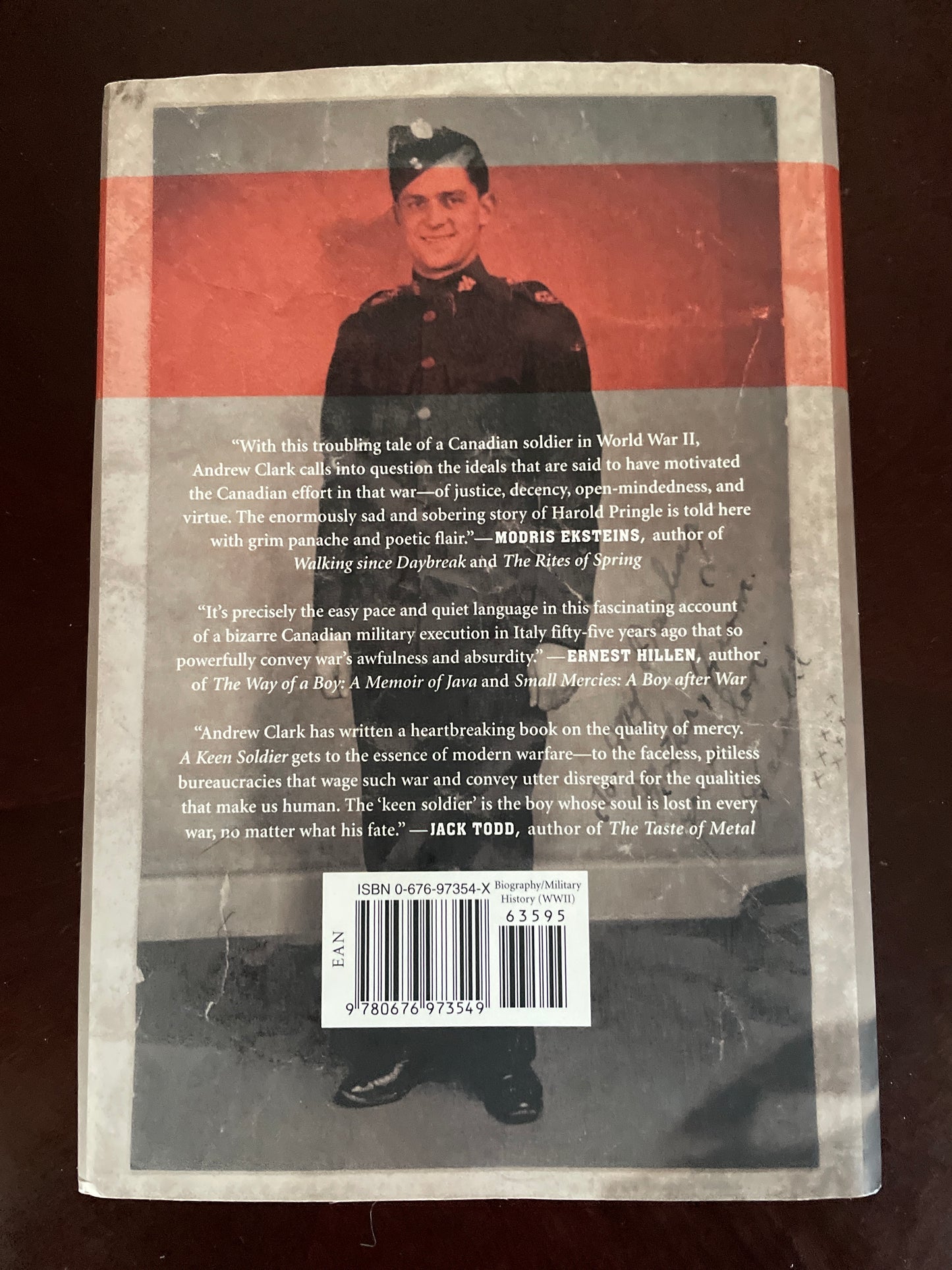 A Keen Soldier: The Execution of Second World War Private Harold Pringle (Signed) - Clark, Andrew