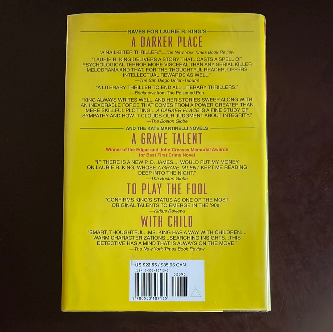 Night Work: A Kate Martinelli Mystery - King, Laurie R.