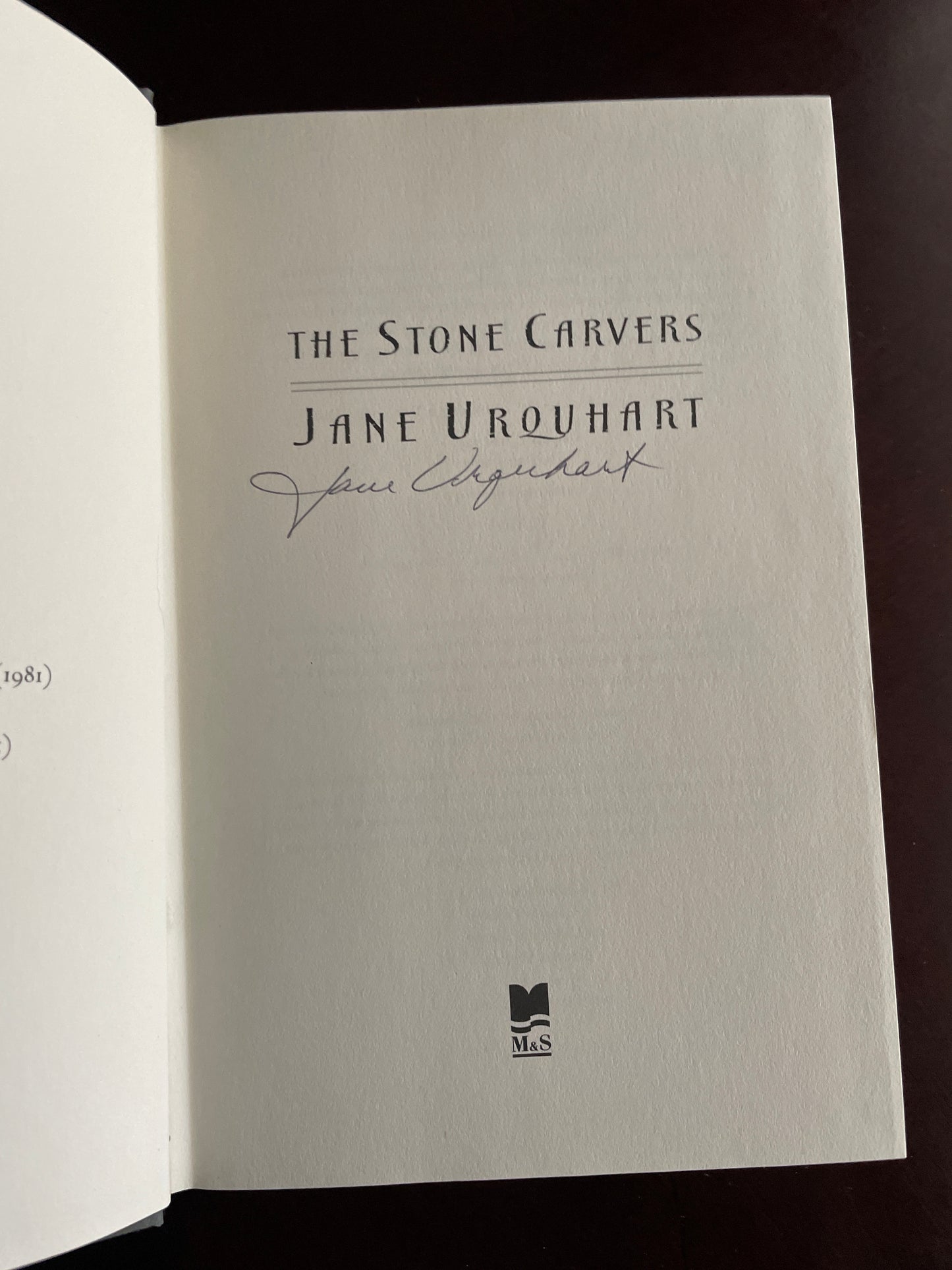 The Stone Carvers (Signed) - Urquhart, Jane