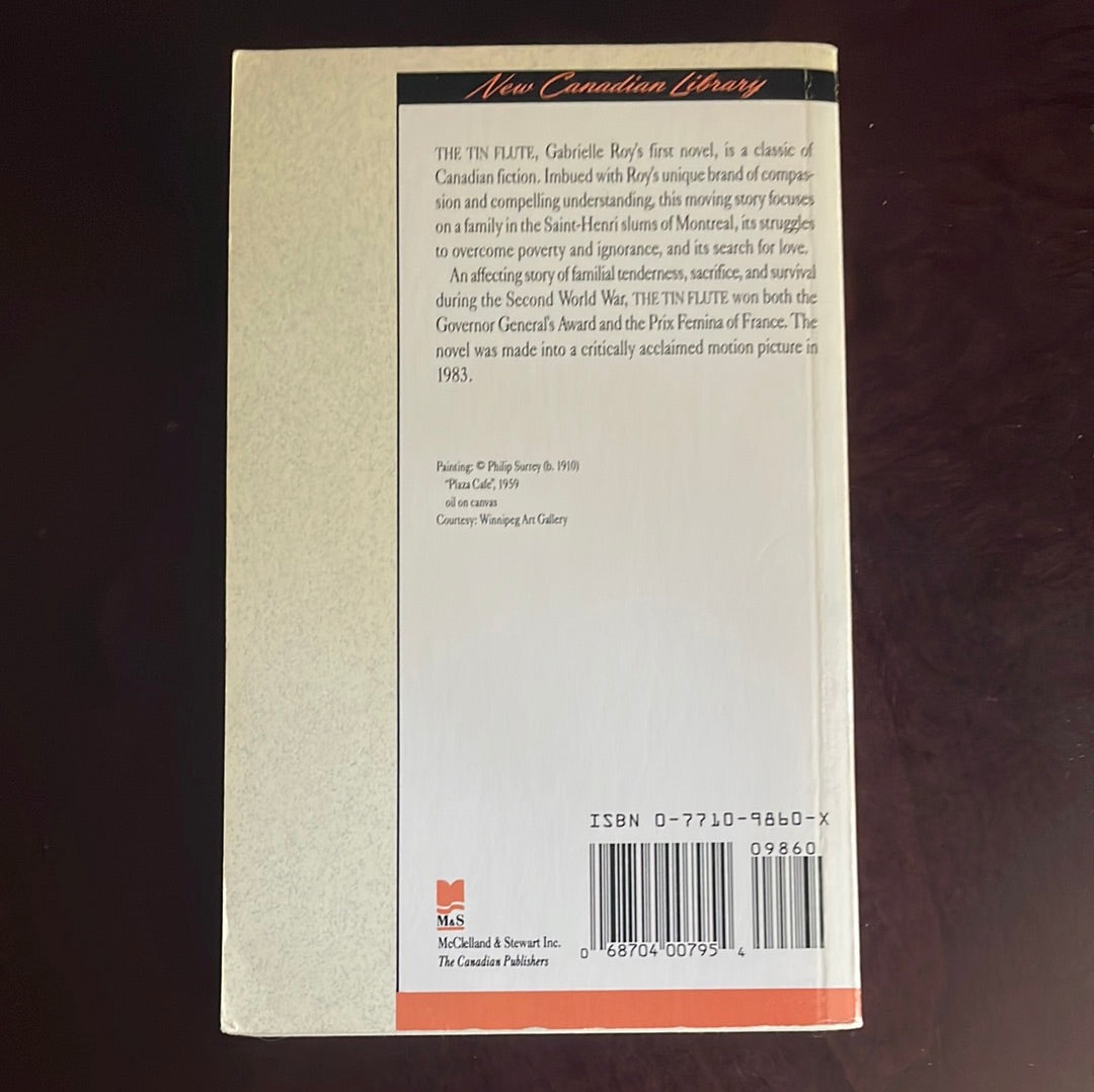 The Tin Flute (New Canadian Library) - Roy, Gabrielle