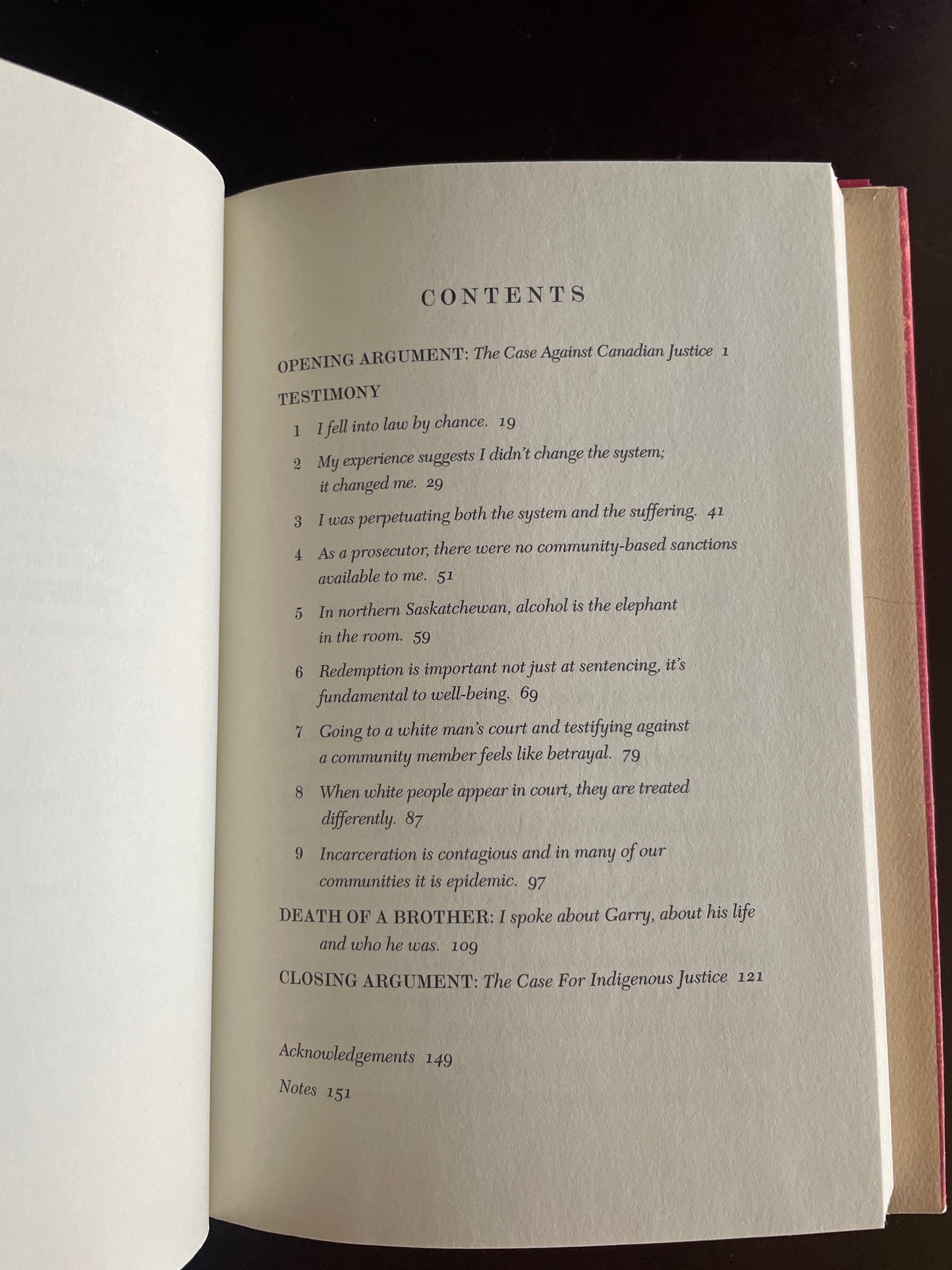 Peace and Good Order: The Case for Indigenous Justice in Canada (Signed) - Johnson, Harold R.