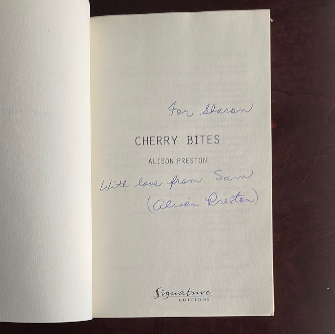 Cherry Bites (INSCRIBED) - Preston, Alison