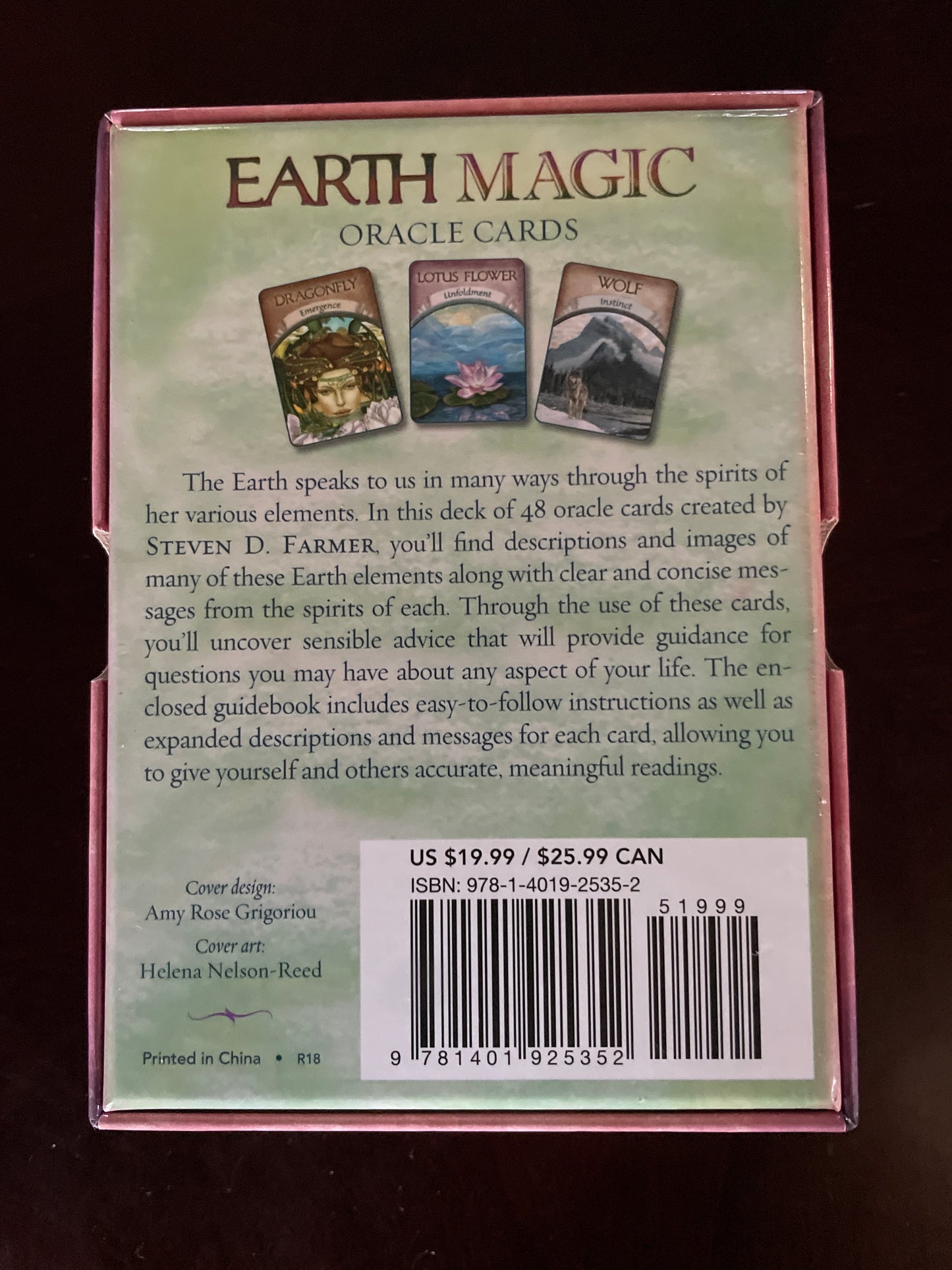 Earth Magic Oracle Cards: A 48-Card Deck and Guidebook - Farmer PhD, Steven D.