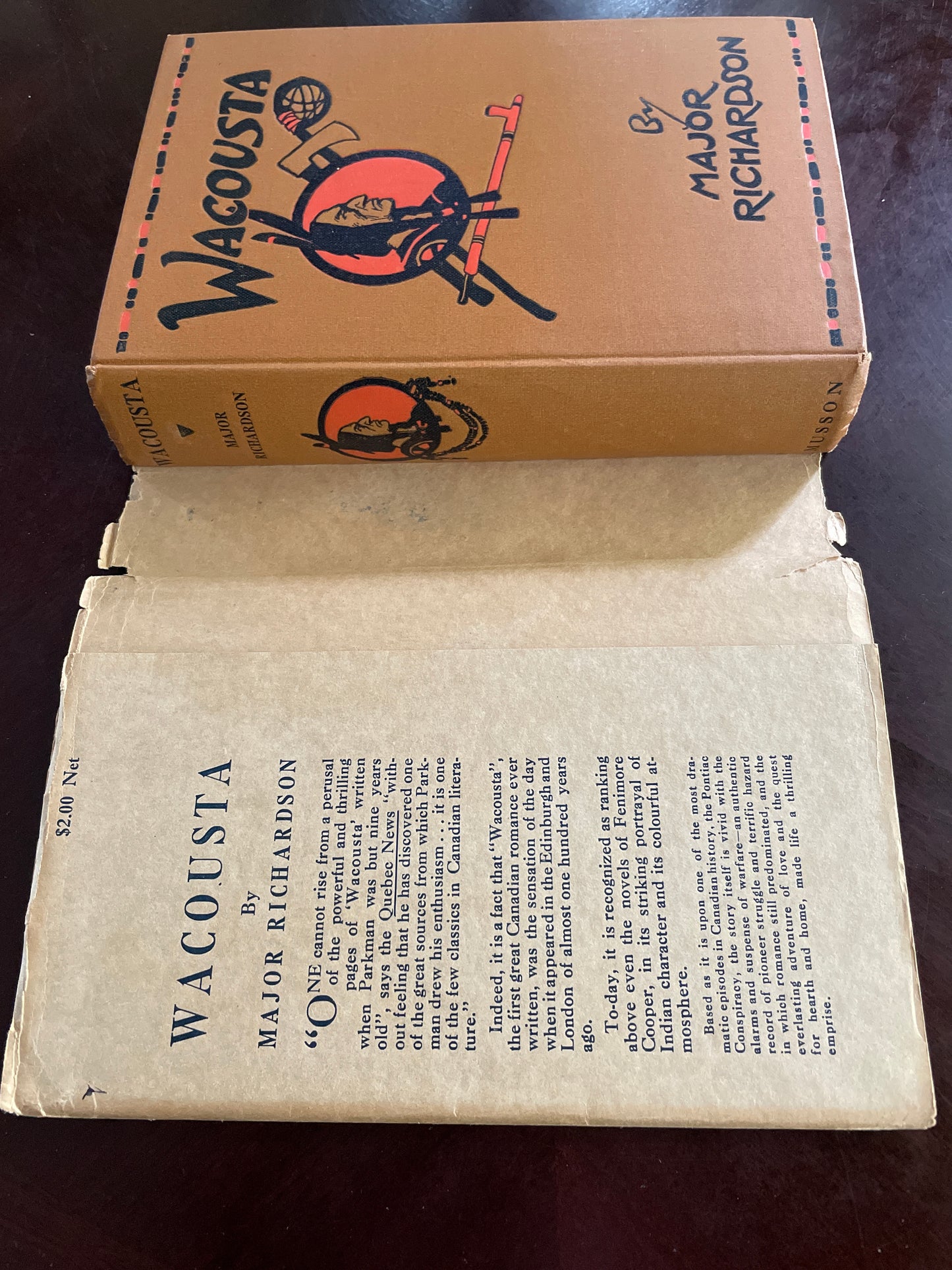 Wacousta: A Tale of the Pontiac Conspiracy - Richardson, Major