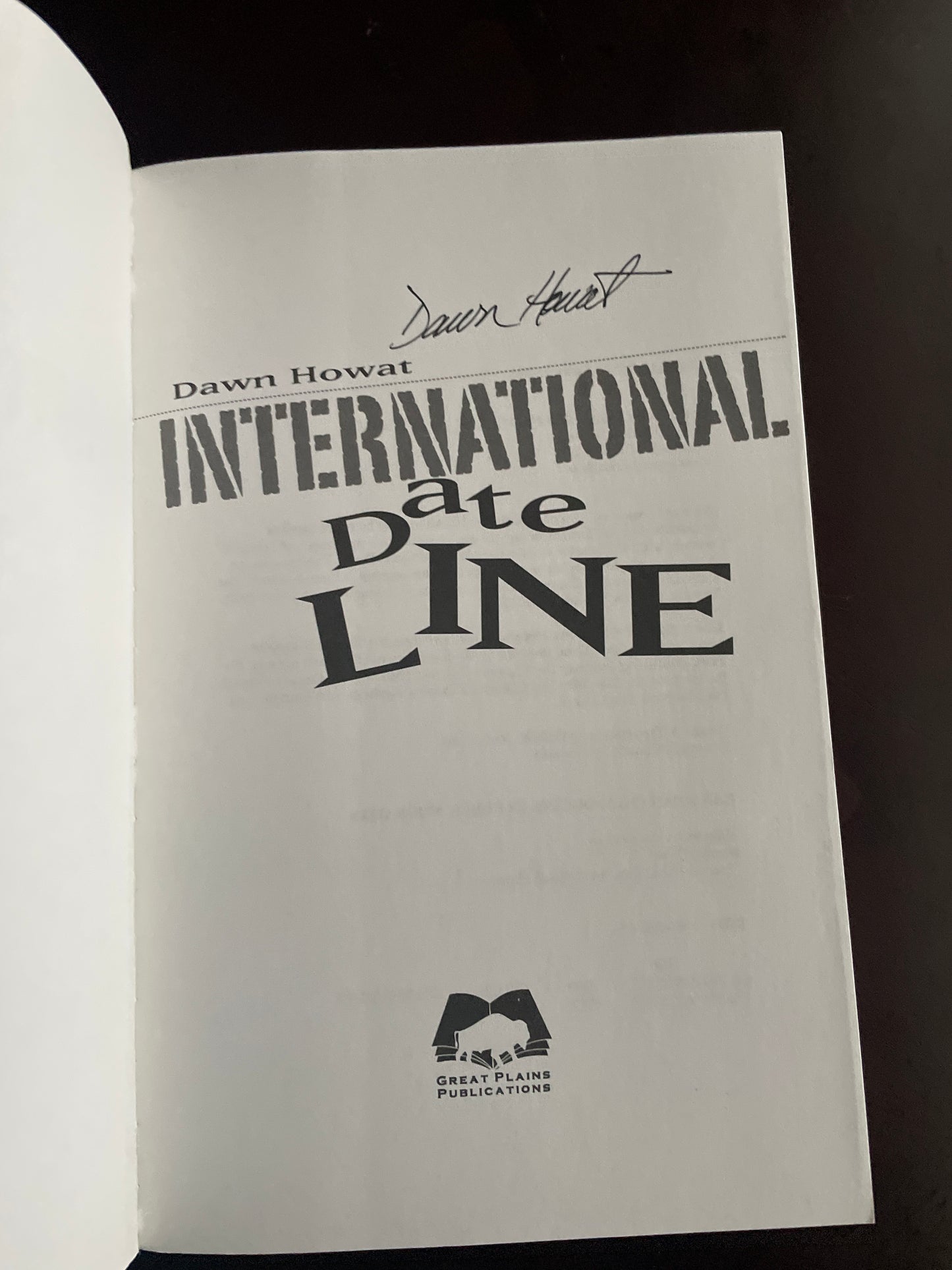 International Date Line (Signed) - Howat, Dawn