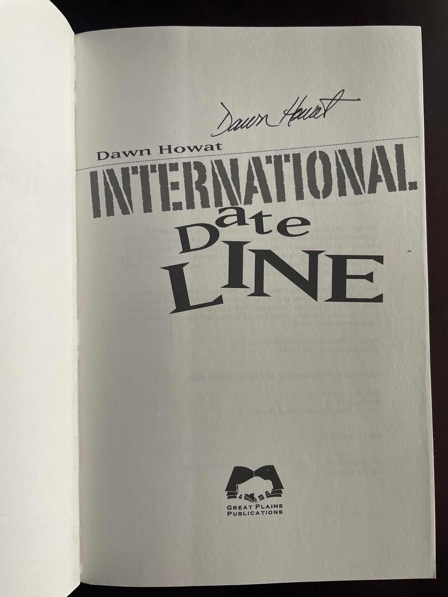 International Date Line (Signed) - Howat, Dawn