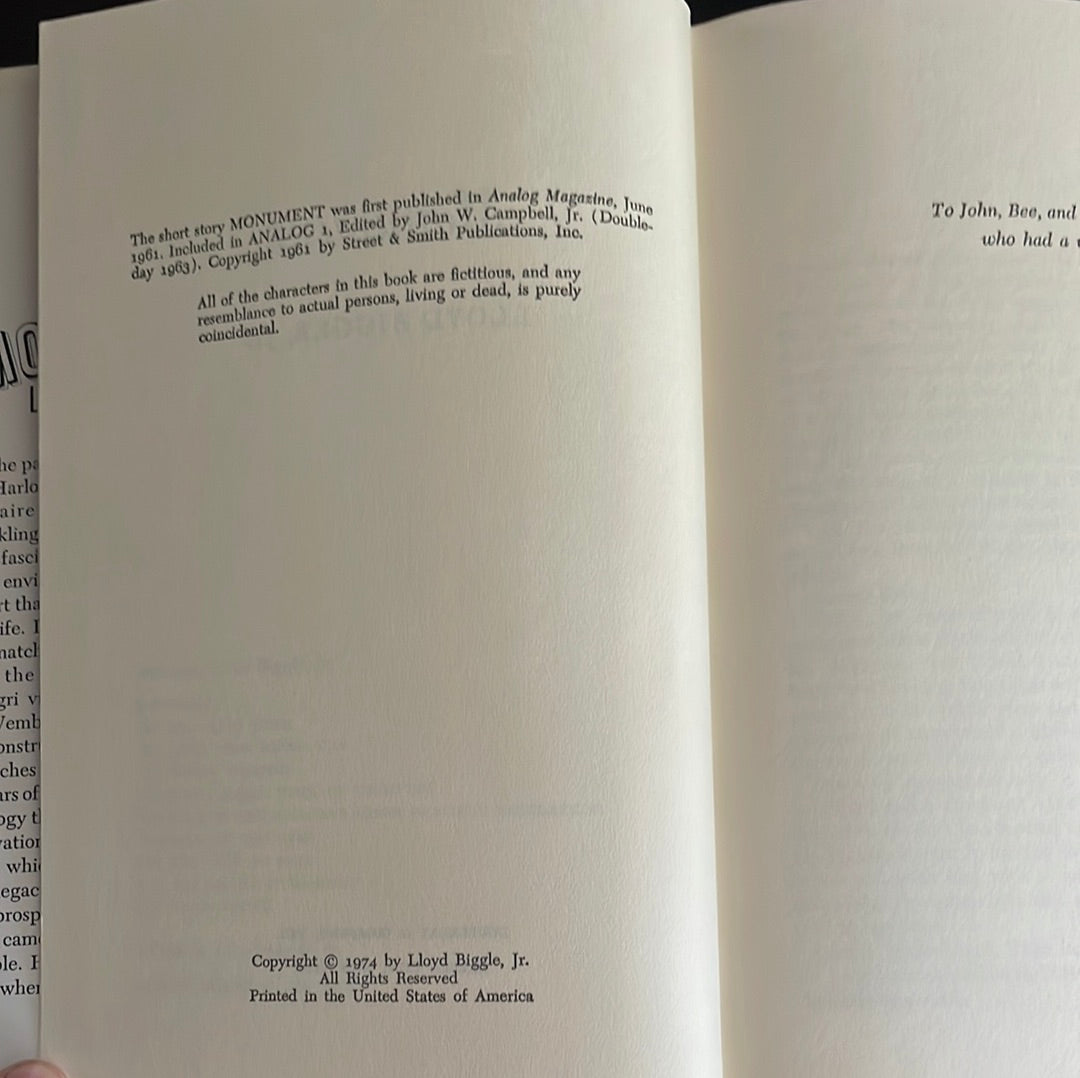 Monument - Biggle, Lloyd