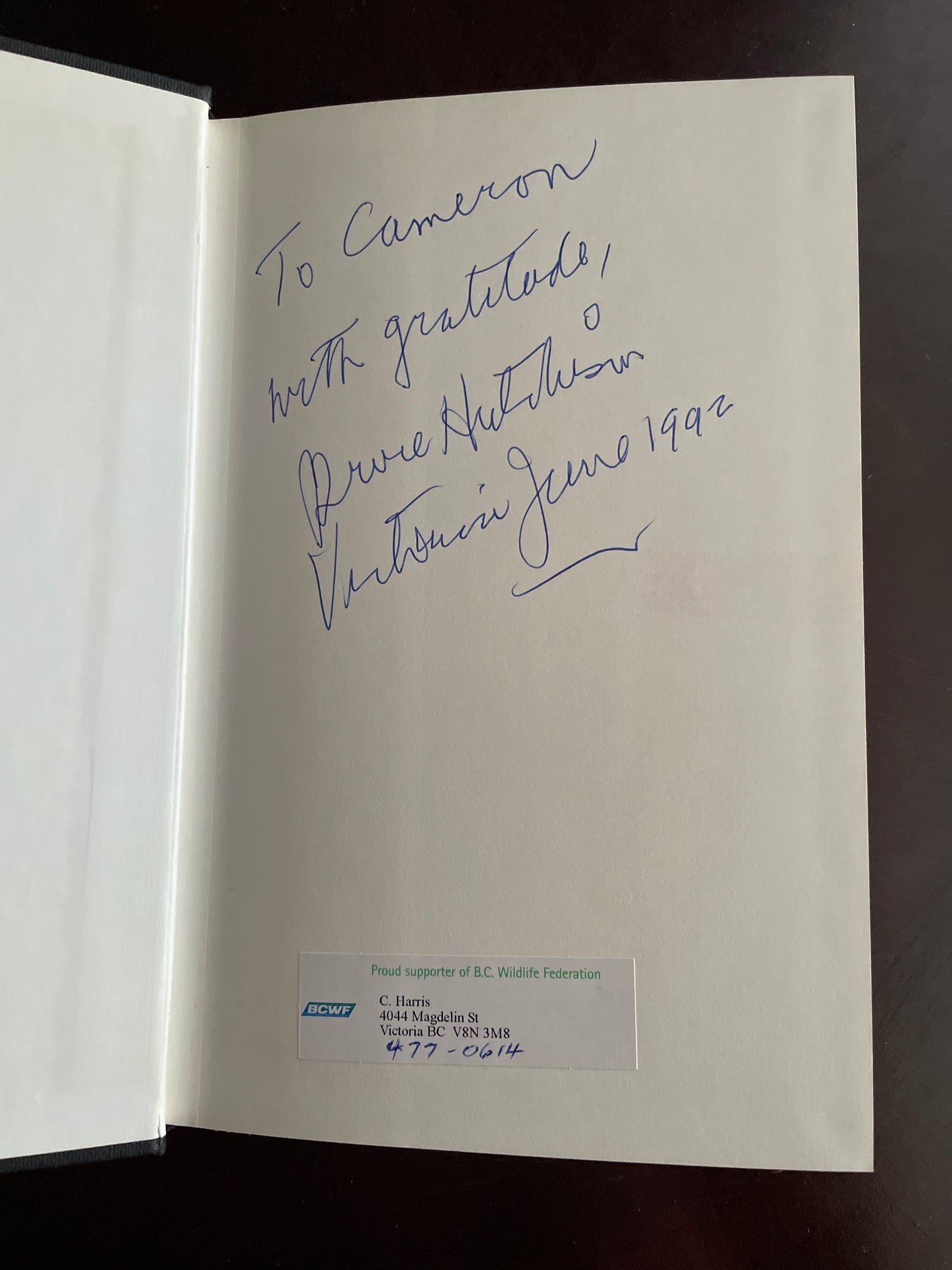 The Cub Reporter Learns a Thing or Two: A Novella (Inscribed) - Hutchison, Bruce