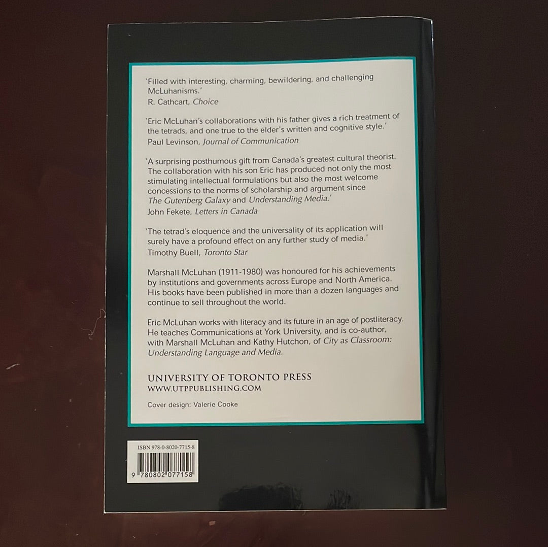 Laws of Media: The New Science - McLuhan, Marshall; McLugan, Eric