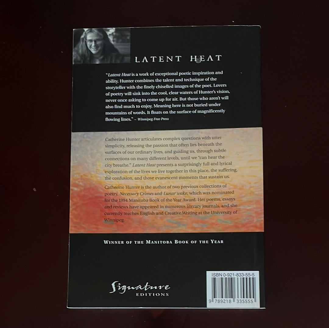 Latent Heat (Inscribed) - Hunter, Catherine