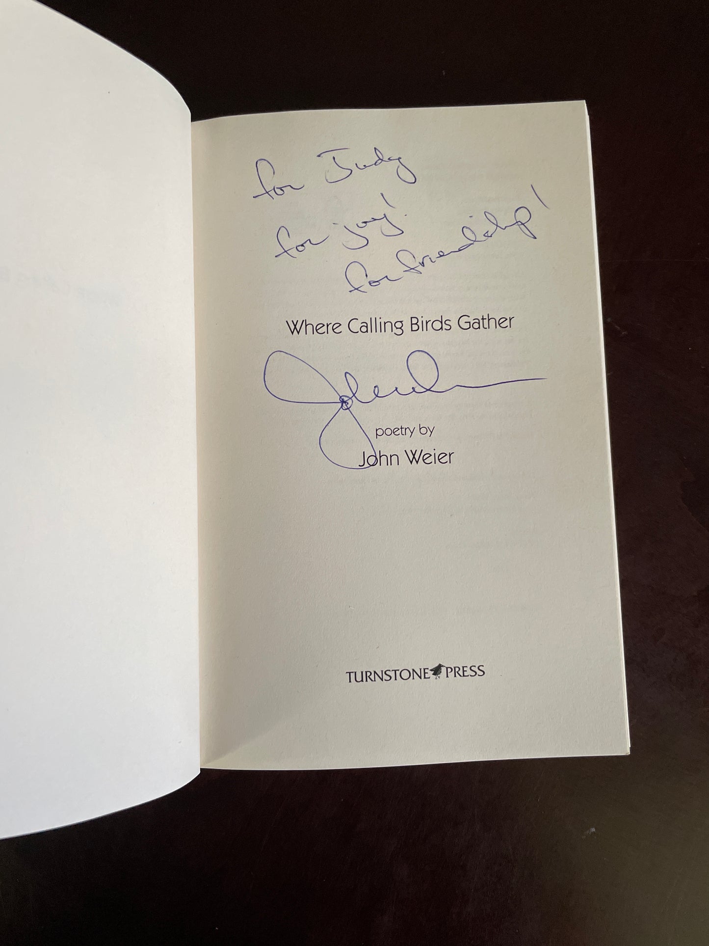 Where Calling Birds Gather (Inscribed) - Weier, John