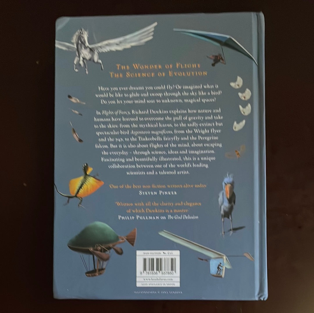 Flights of Fancy: Defying Gravity by Design and Evolution (Signed) - Dawkins, Richard