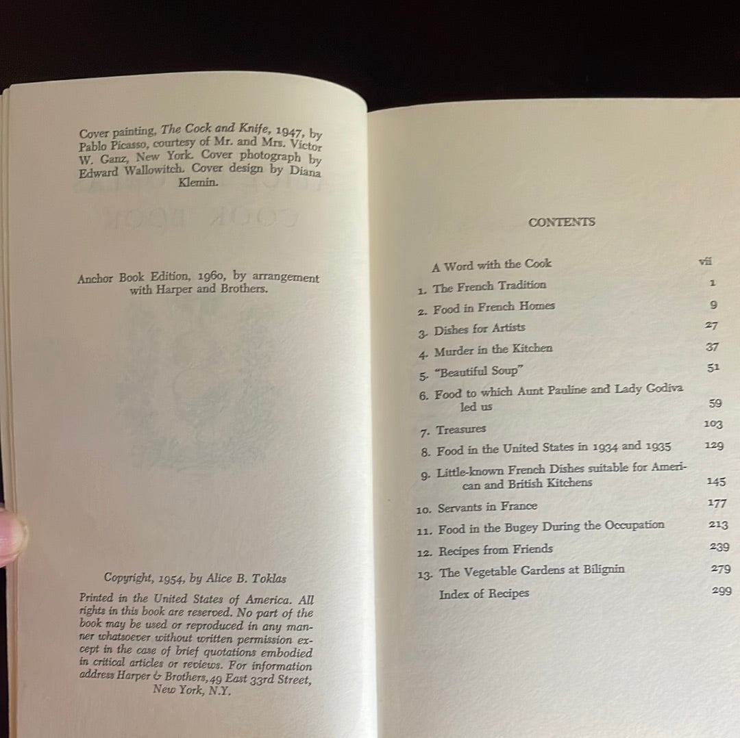 The Alice B. Toklas Cook Book - Toklas, Alice B.