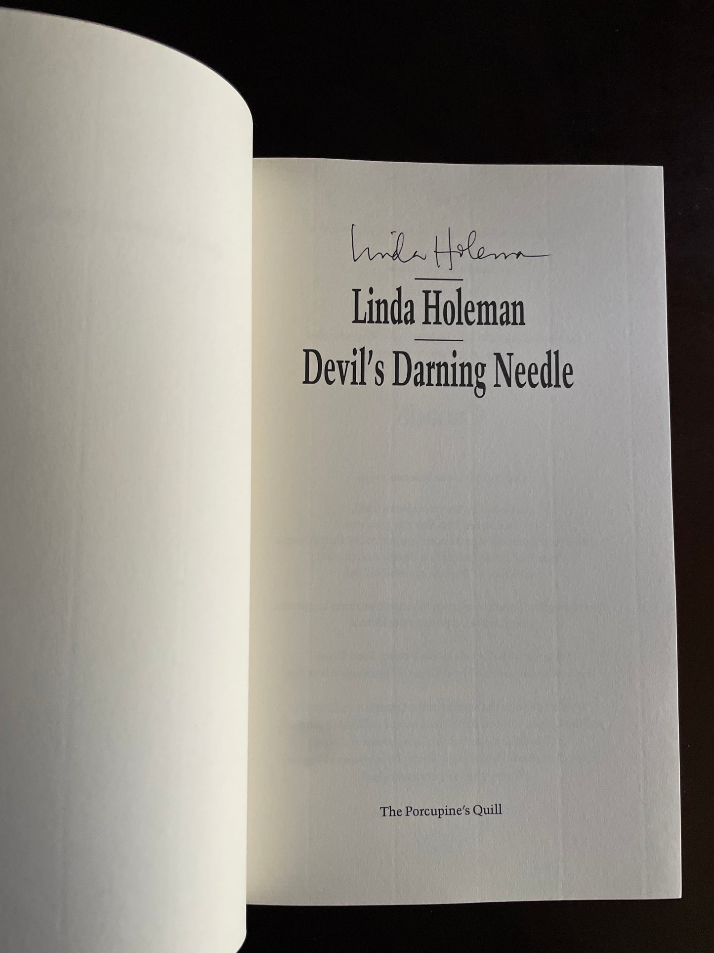Devil's Darning Needle (Signed) - Holeman, Linda