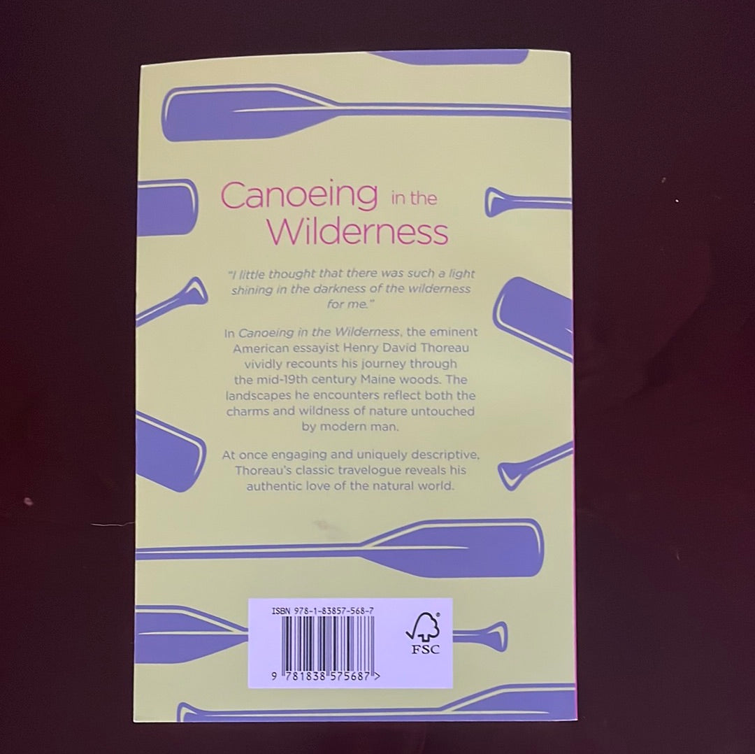 Canoeing in the Wilderness - Thoreau, Henry David