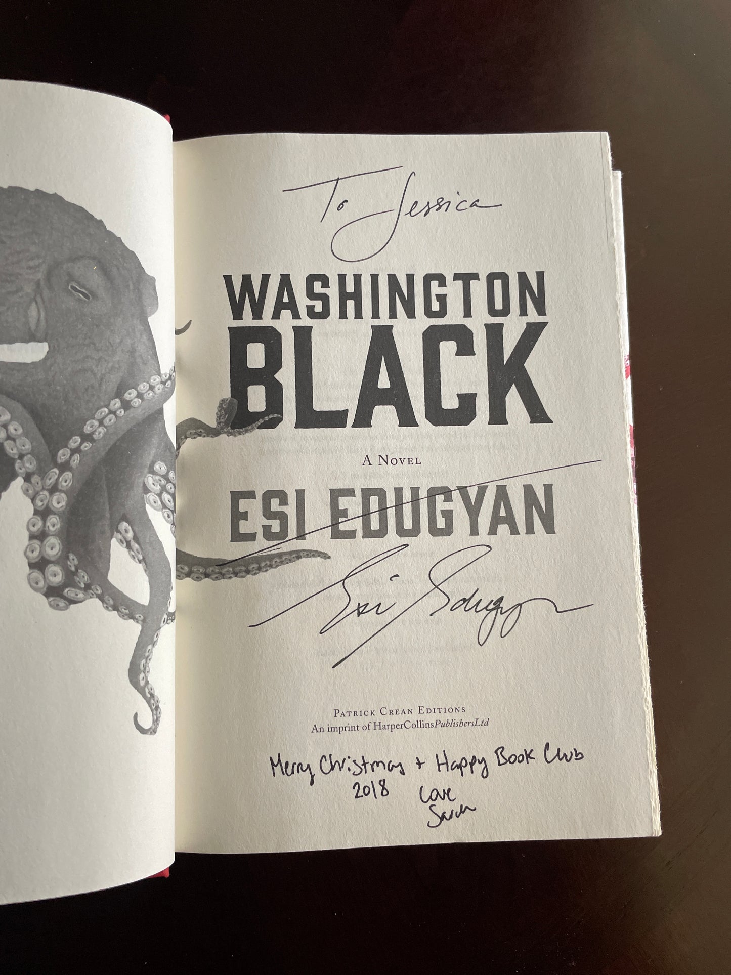Washington Black (Inscribed) - Edugyan, Esi