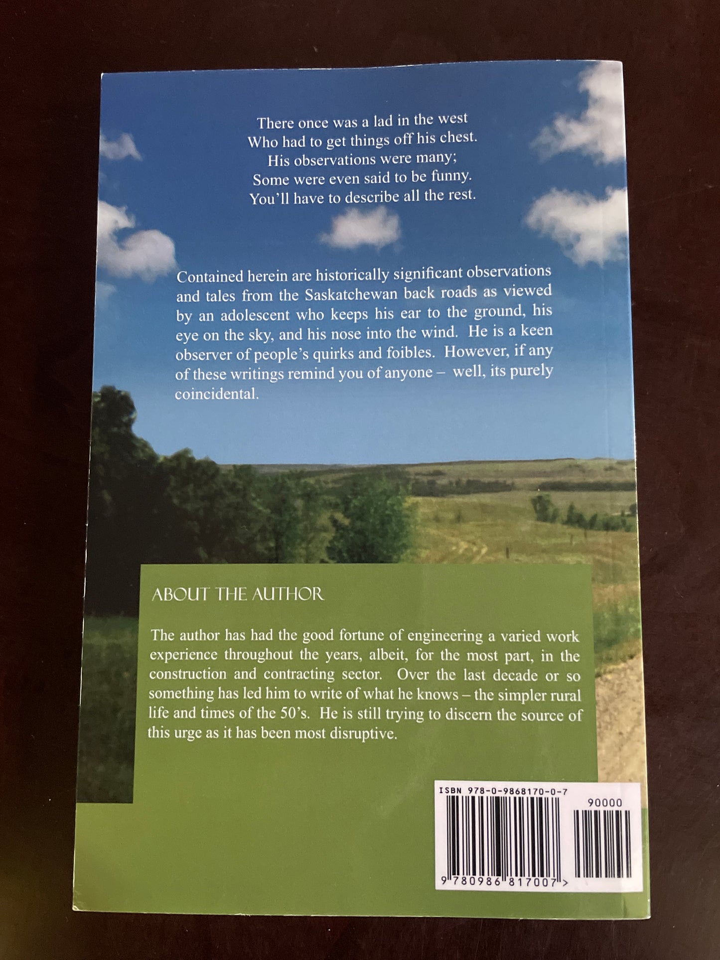 Prairie Wool: Historically Significant Observations and Tales from The Saskatchewan Back Roads (Inscribed) - Hanna, Donn