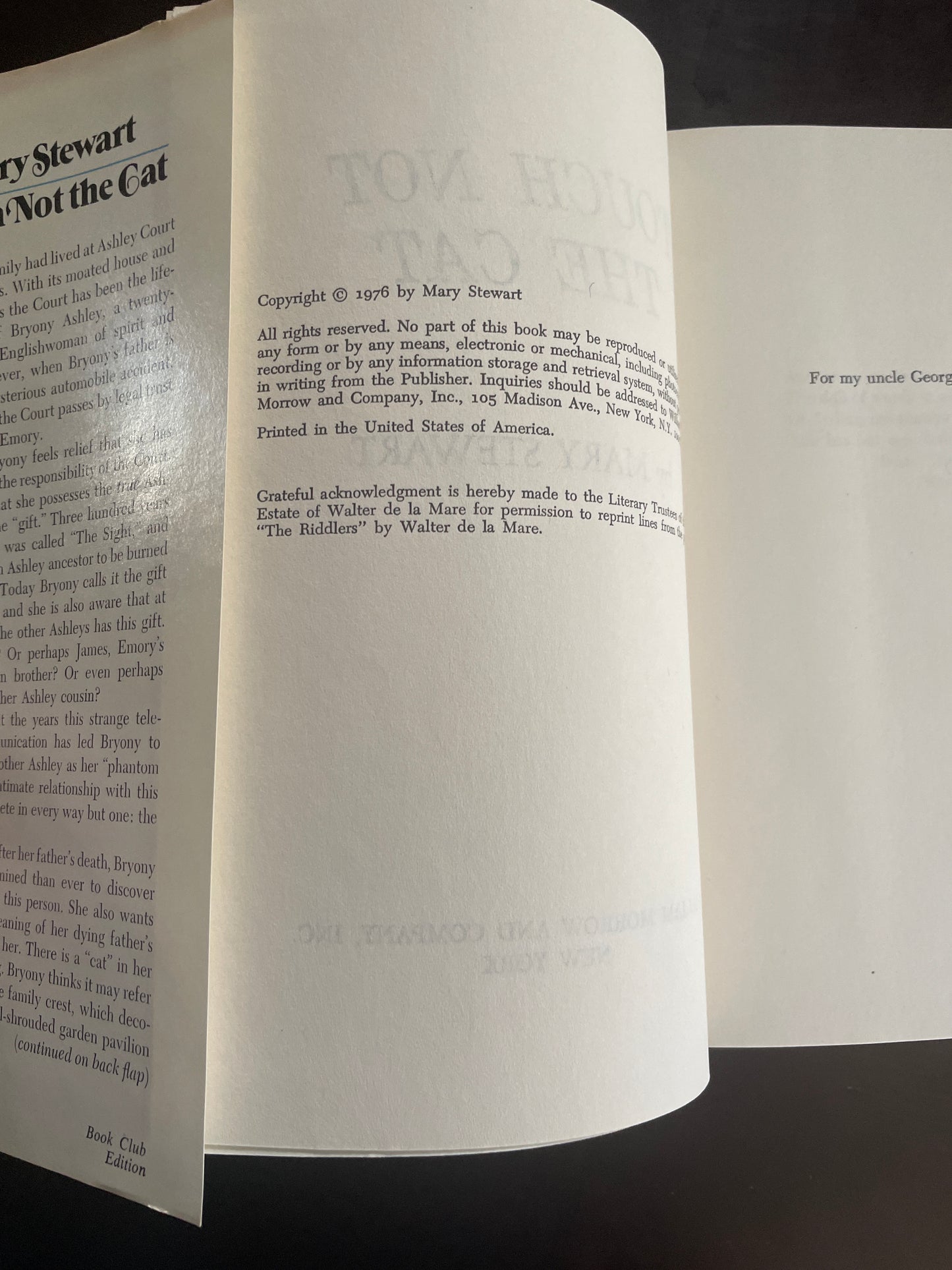 Touch Not the Cat - Stewart, Mary