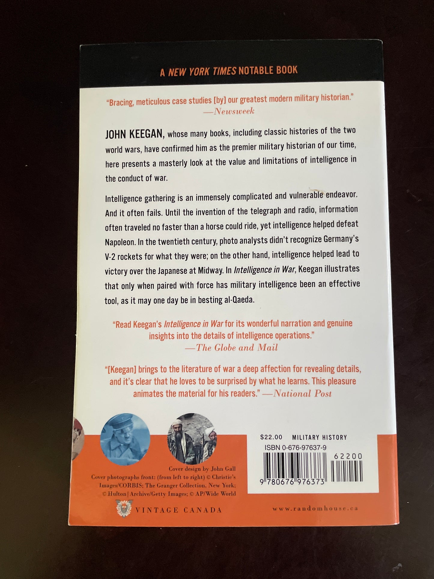 Intelligence in War: The Value - and Limitations - of What the Military Can Learn About the Enemy - Keegan, John