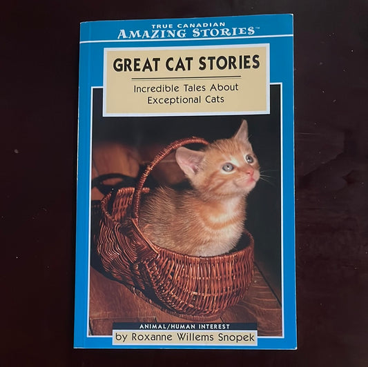 Great Cat Stories: Incredible Tales About Exceptional Cats (Amazing Stories) - Willems-Snopek, Roxanne