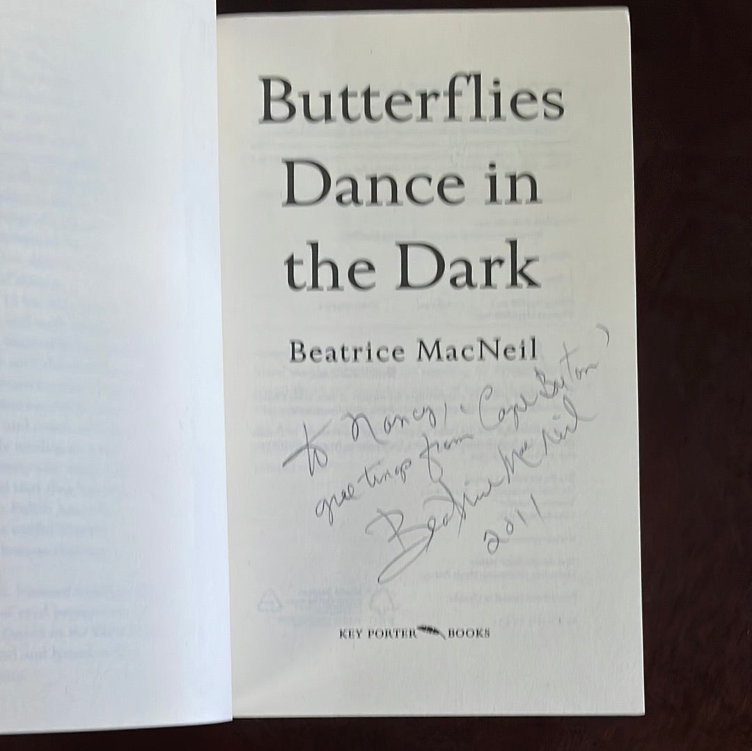 Butterflies Dance in the Dark (Inscribed) - MacNeil, Beatrice
