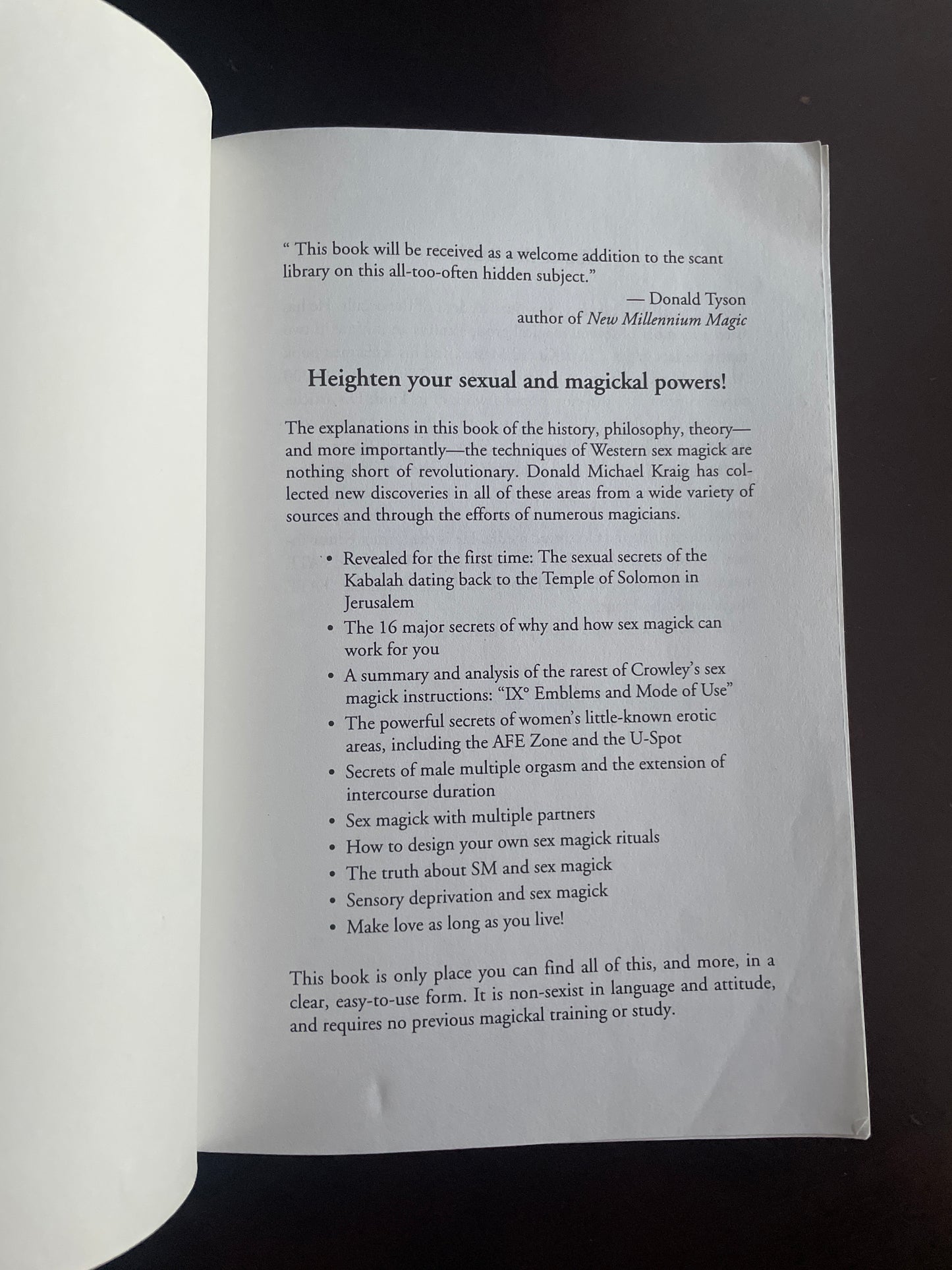 Modern Sex Magick: Secrets of Erotic Spirituality - Kraig, Donald Michael; Falorio, Linda; Nema; Tara; Babalon, Lola