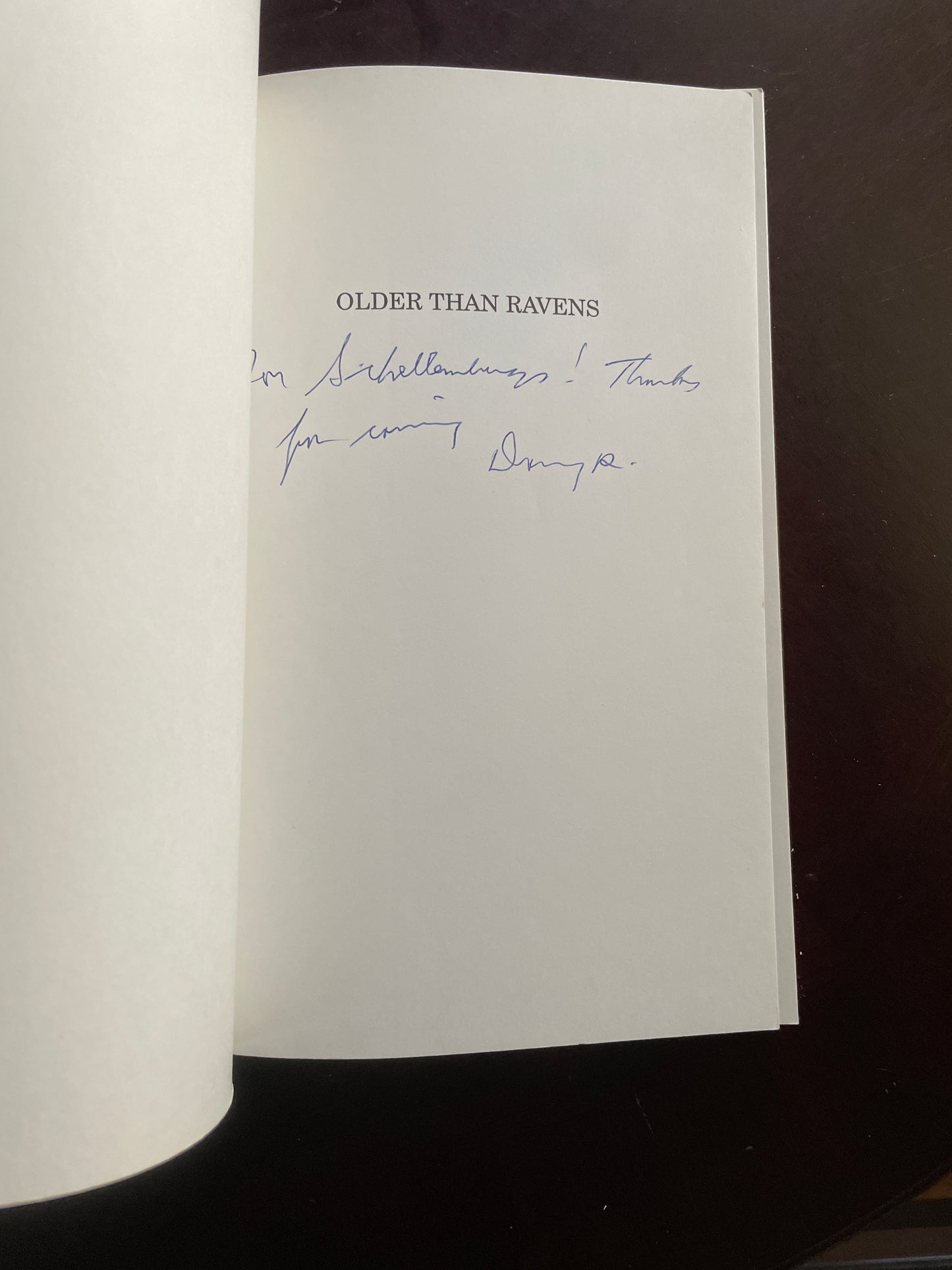 Older Than Ravens (Inscribed) - Reimer, Douglas