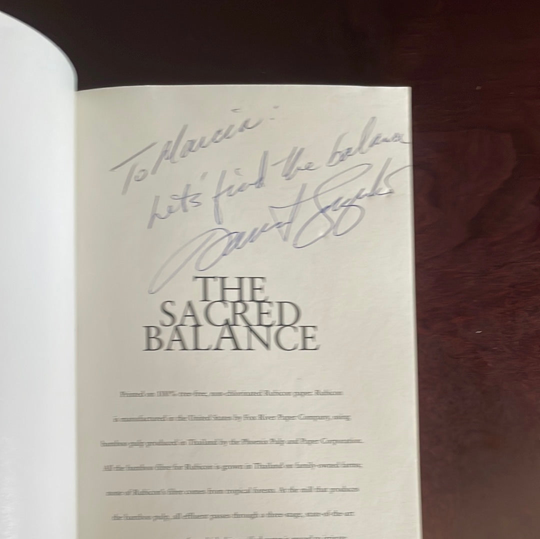 The Sacred Balance: Rediscovering Our Place in Nature (Inscribed) - Suzuki, David