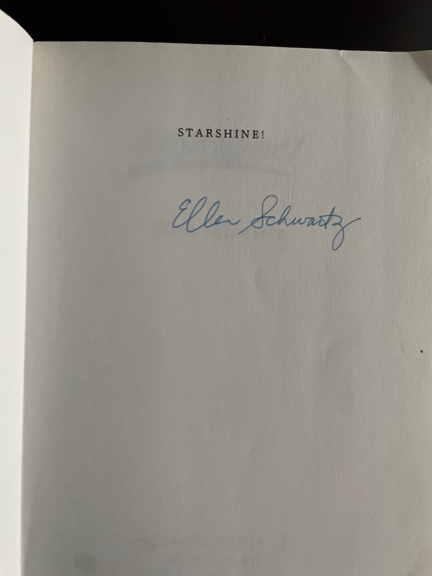 Starshine! (Signed) - Schwartz, Ellen