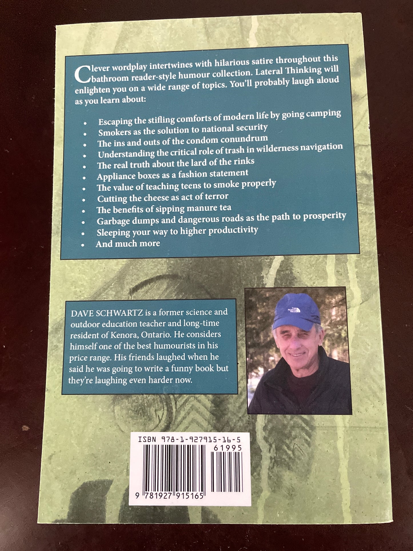 Lateral Thinking: Hilarious Satire and Wordplay - an Anthology of Short Humour Pieces (Inscribed) - Schwartz, Dave