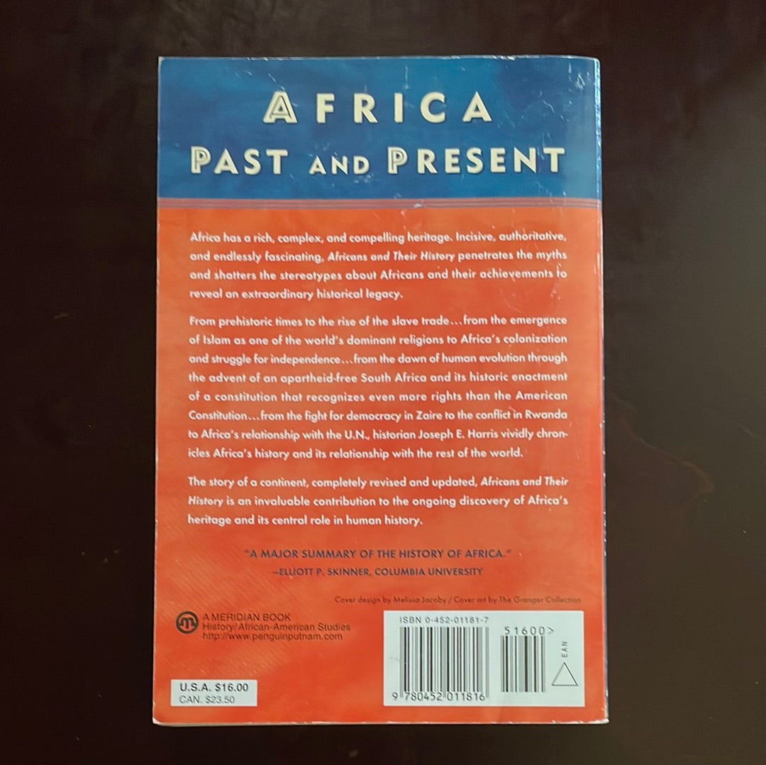 Africans And Their History (Second Revised Edition) - Harris, Joseph E.