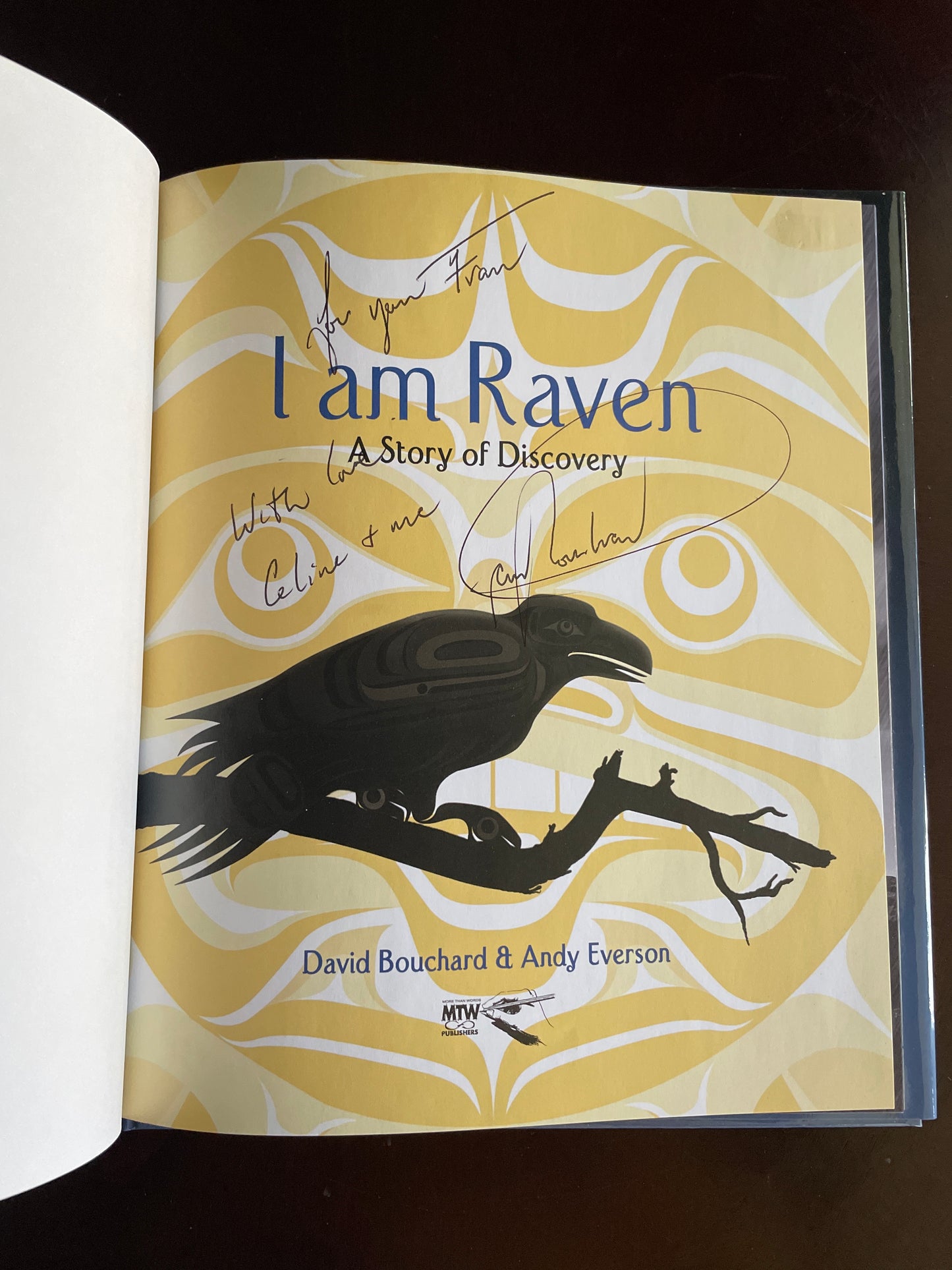 I Am Raven (Inscribed) - Bouchard, David