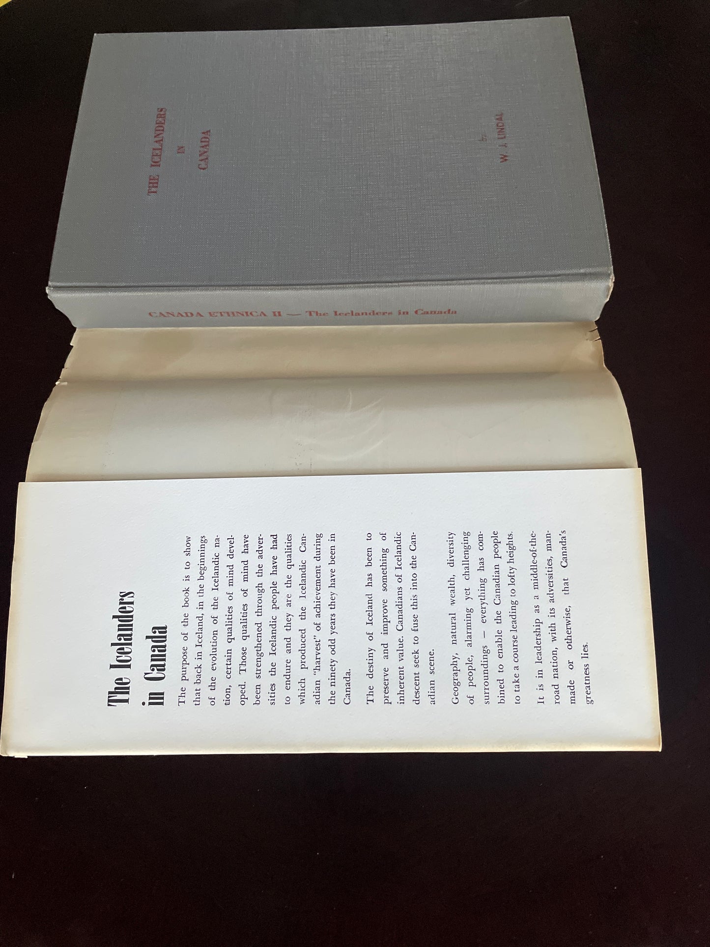 The Icelanders in Canada (Signed) - Lindal, W.J.