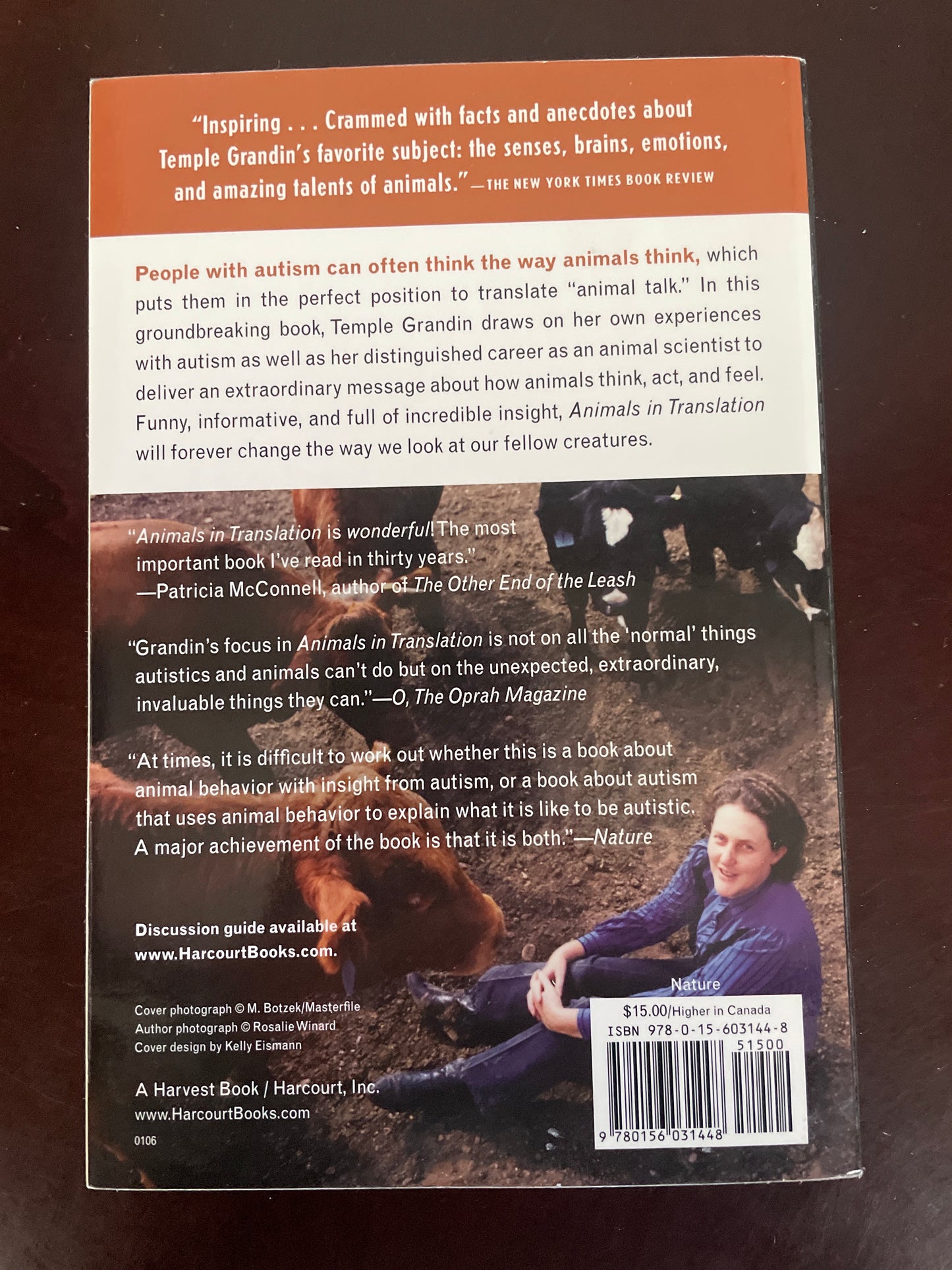 Animals in Translation: Using the Mysteries of Autism to Decode Animal Behavior (Inscribed) - Grandin, Temple; Johnson, Catherine
