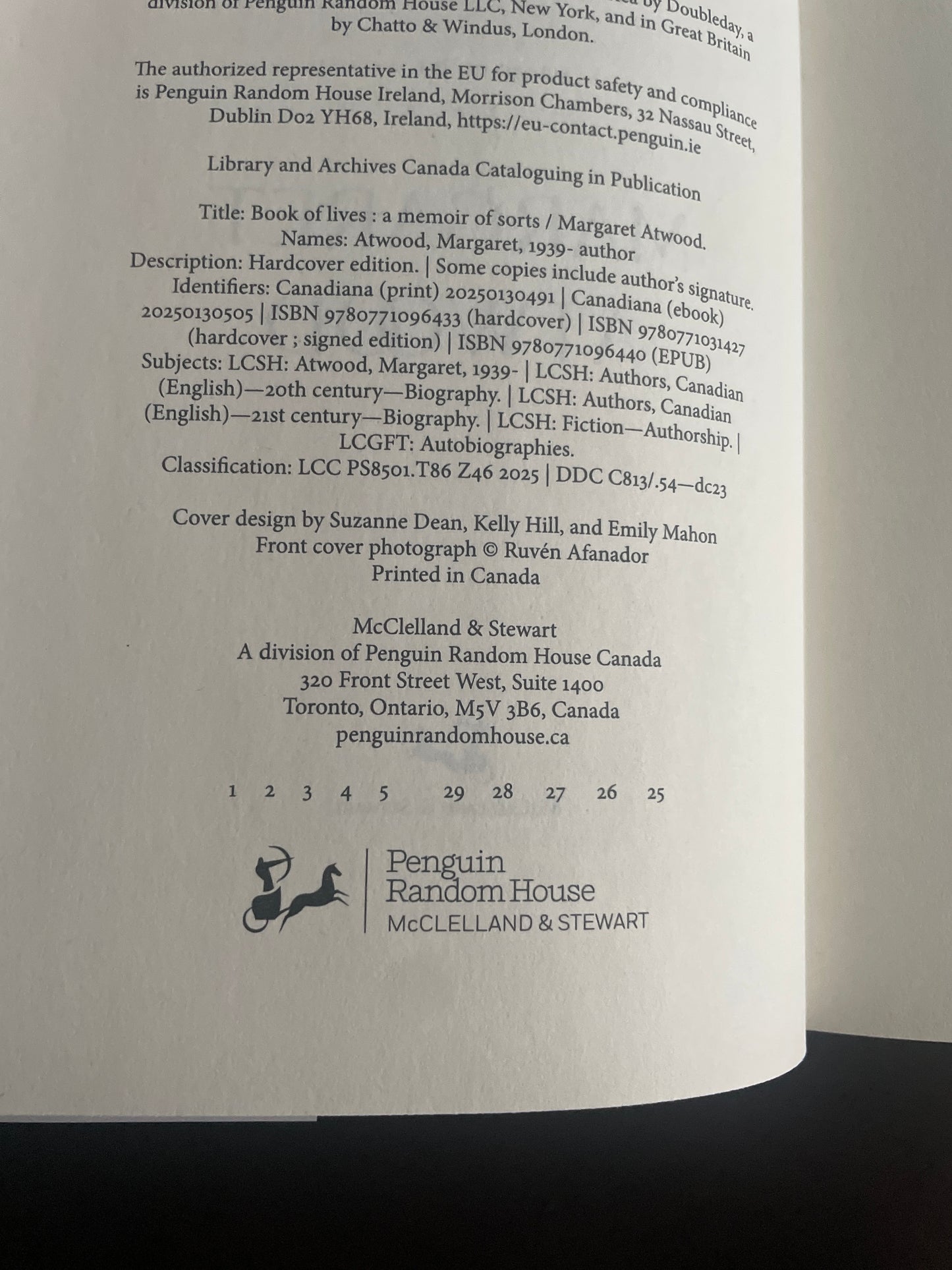 Book of Lives: A Memoir of Sorts (Signed) - Atwood, Margaret