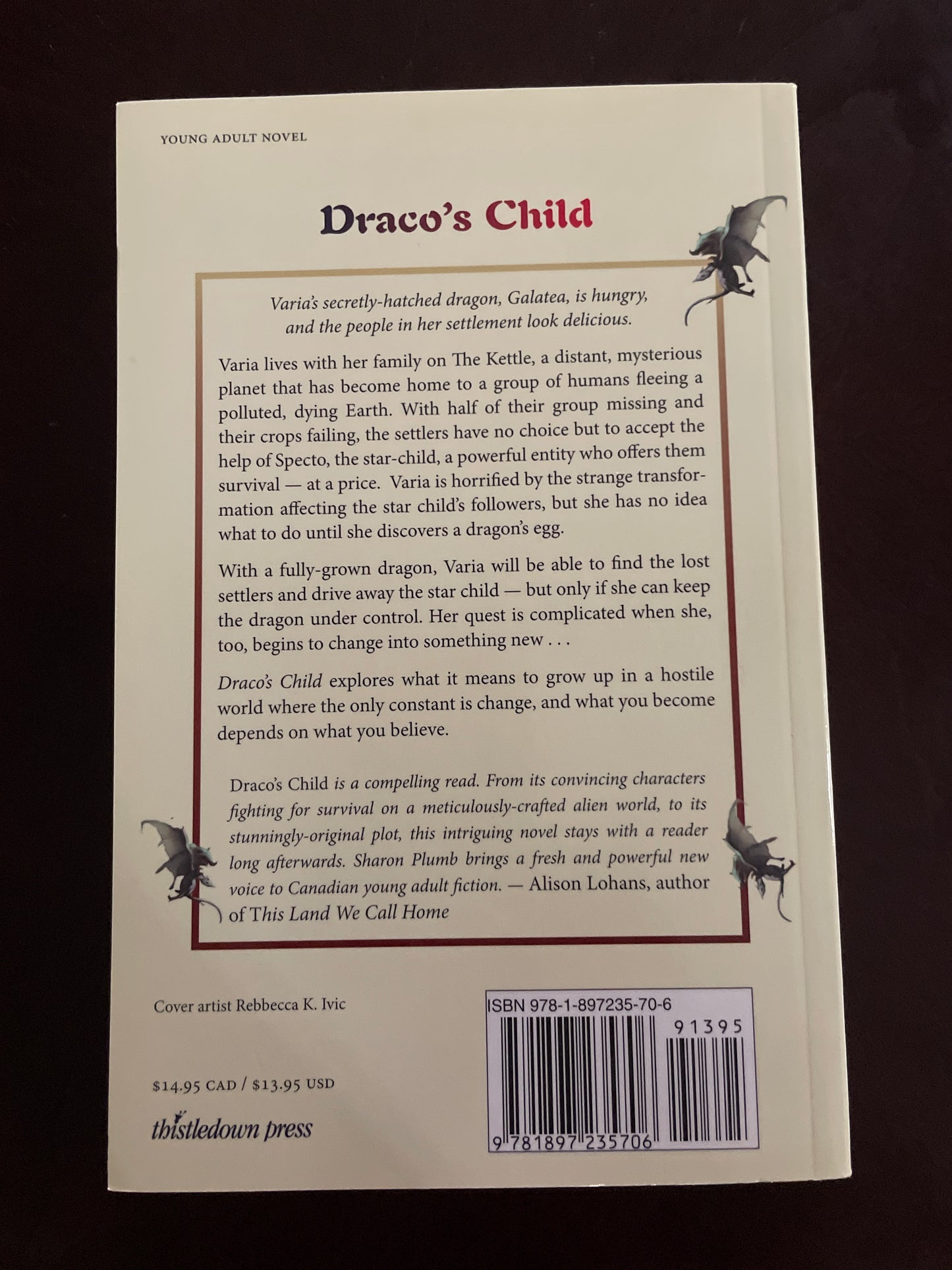 Draco's Child (Inscribed) - Plumb, Sharon