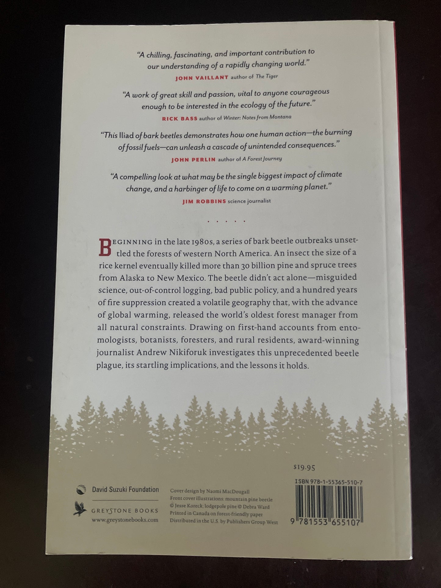 Empire of the Beetle: How Human Folly and a Tiny Bug Are Killing North America's Great Forests (David Suzuki Institute) - Nikiforuk, Andrew