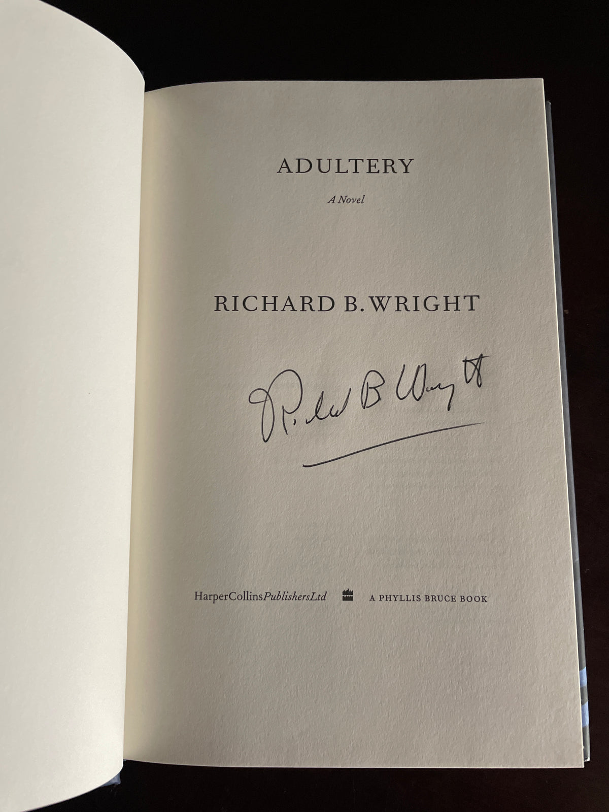 Adultery (Signed) - Wright, Richard B.