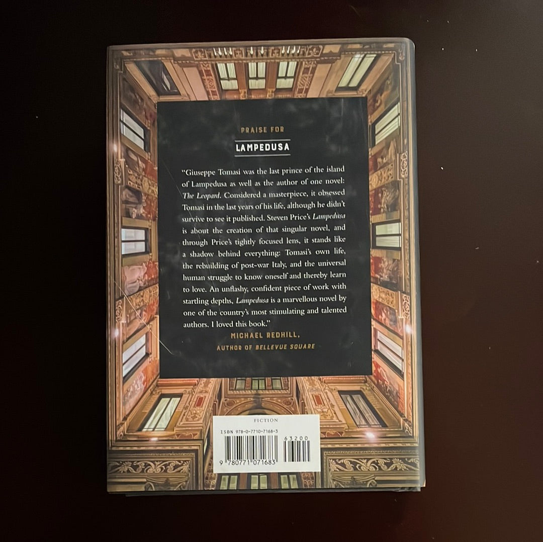 Lampedusa: A Novel (Signed) - Price, Steven