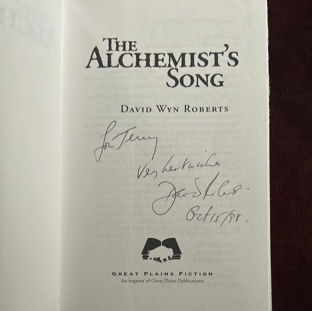 The Alchemist's Song (Inscribed) - Roberts, David Wyn