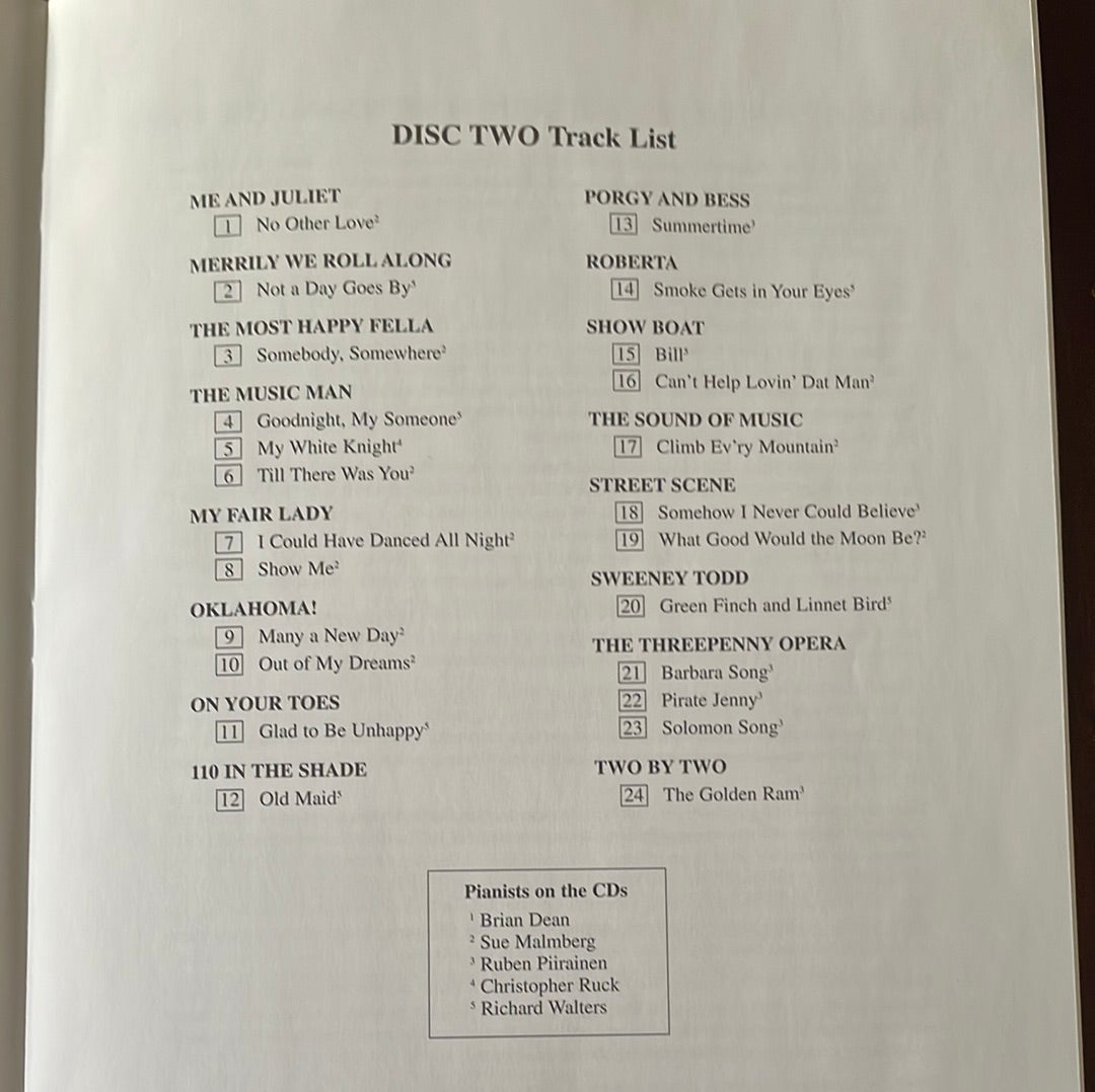 The Singer's Musical Theatre Anthology - Volume 1: Soprano Accompaniment CDs (Singer's Musical Theatre Anthology (Accompaniment) - Hal Leonard Publishing