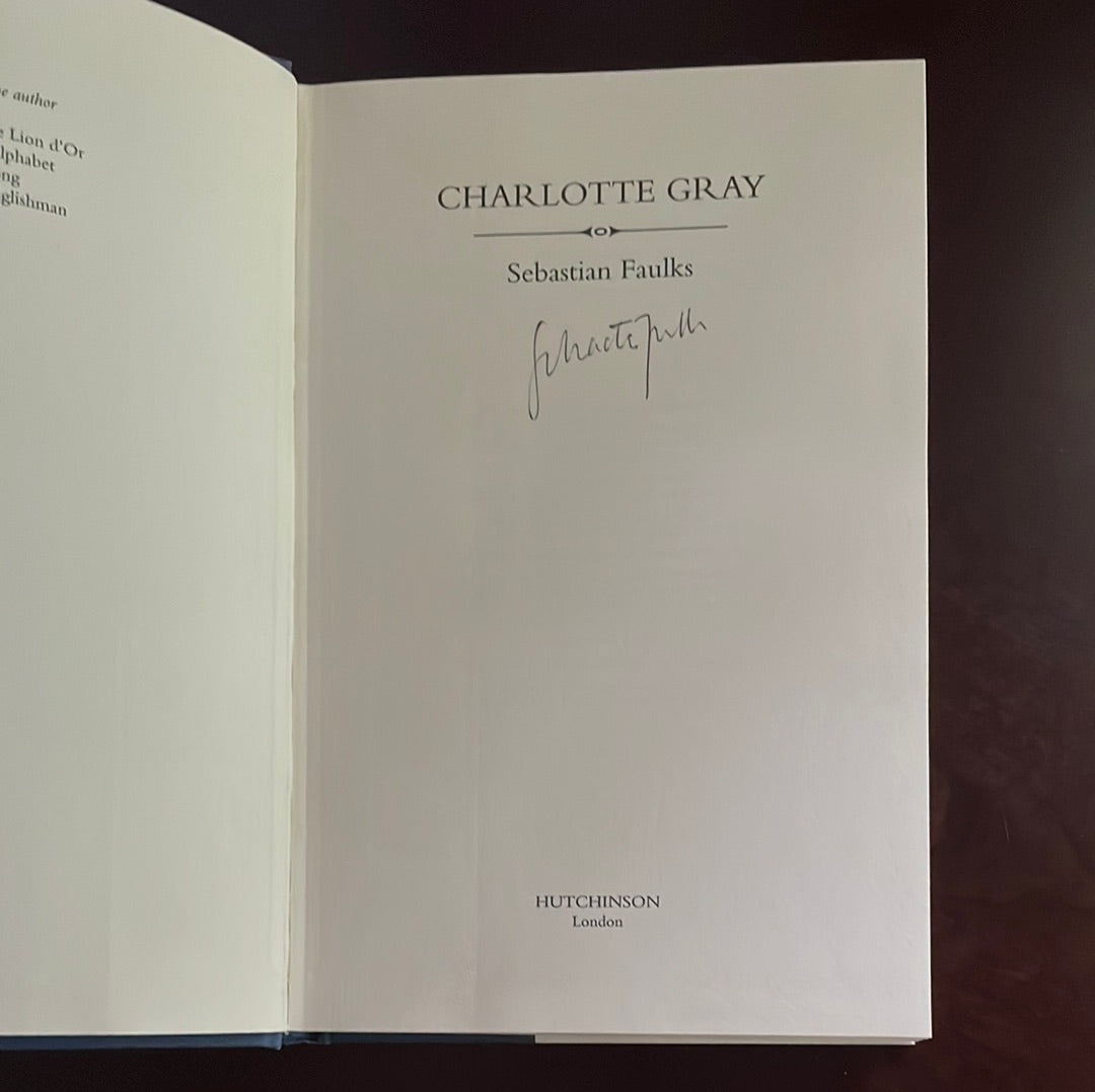 Charlotte Gray (Signed) - Faulks, Sebastian