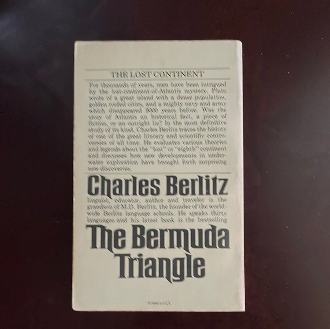 The Mystery of Atlantis - Berlitz, Charles