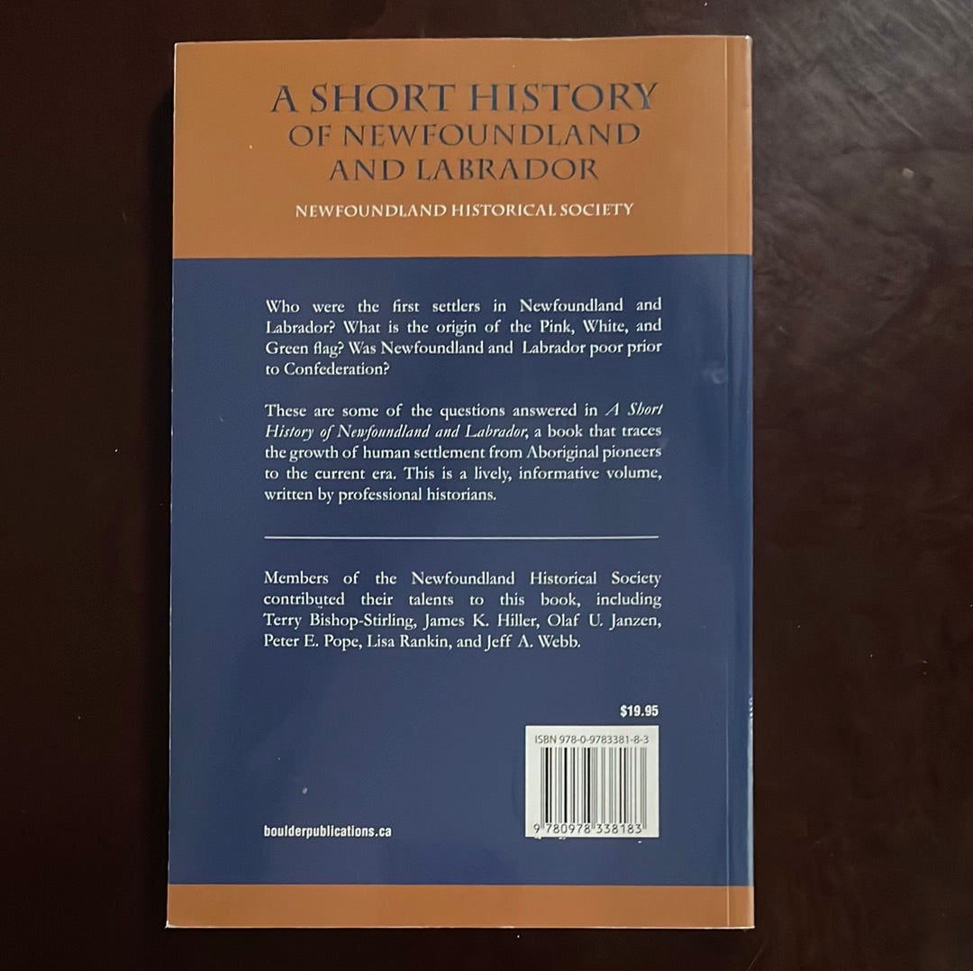 A Short History of Newfoundland and Labrador - Newfoundland Historical Society