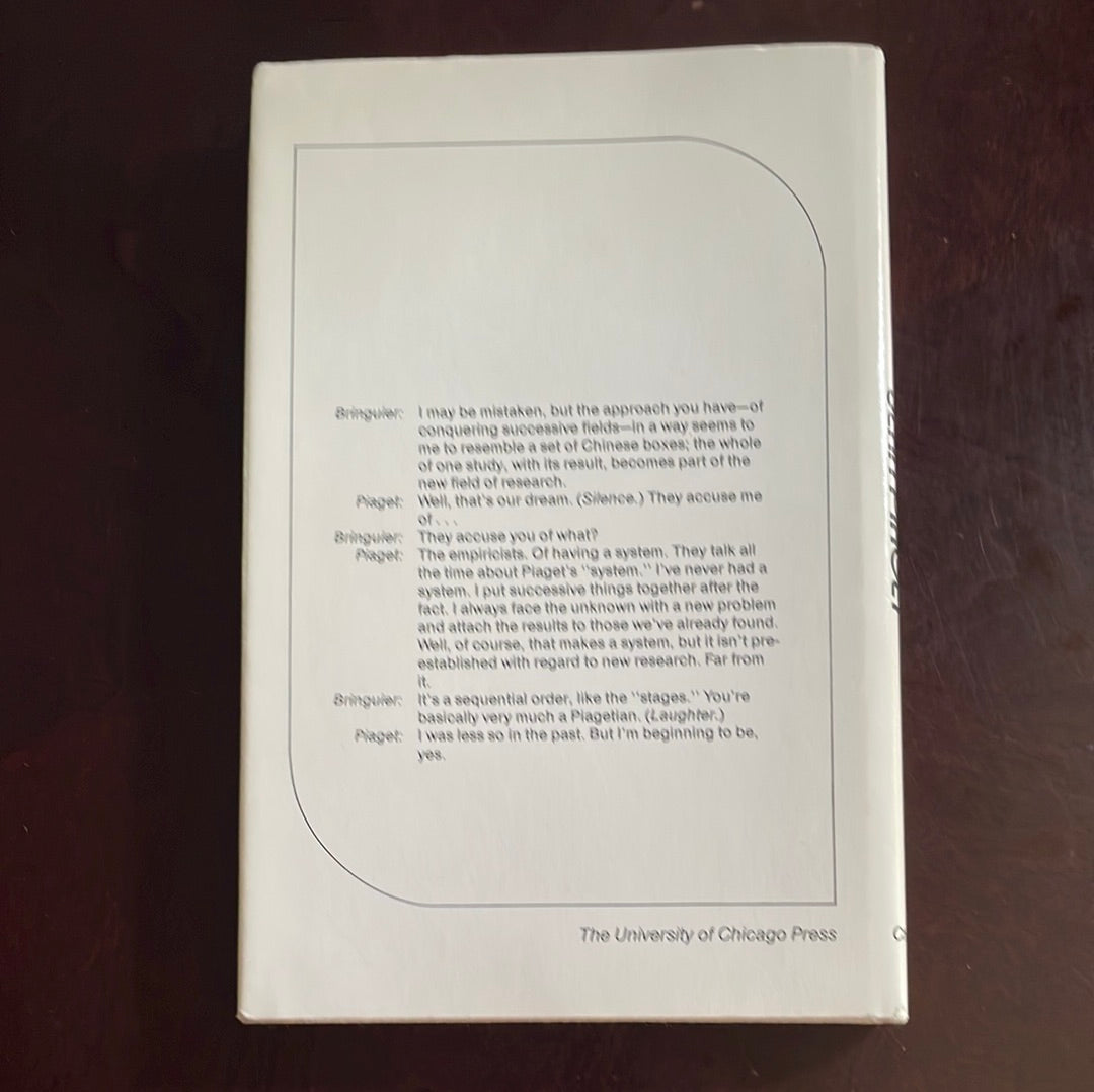 Conversations with Jean Piaget - Bringuier, Jean-Claude